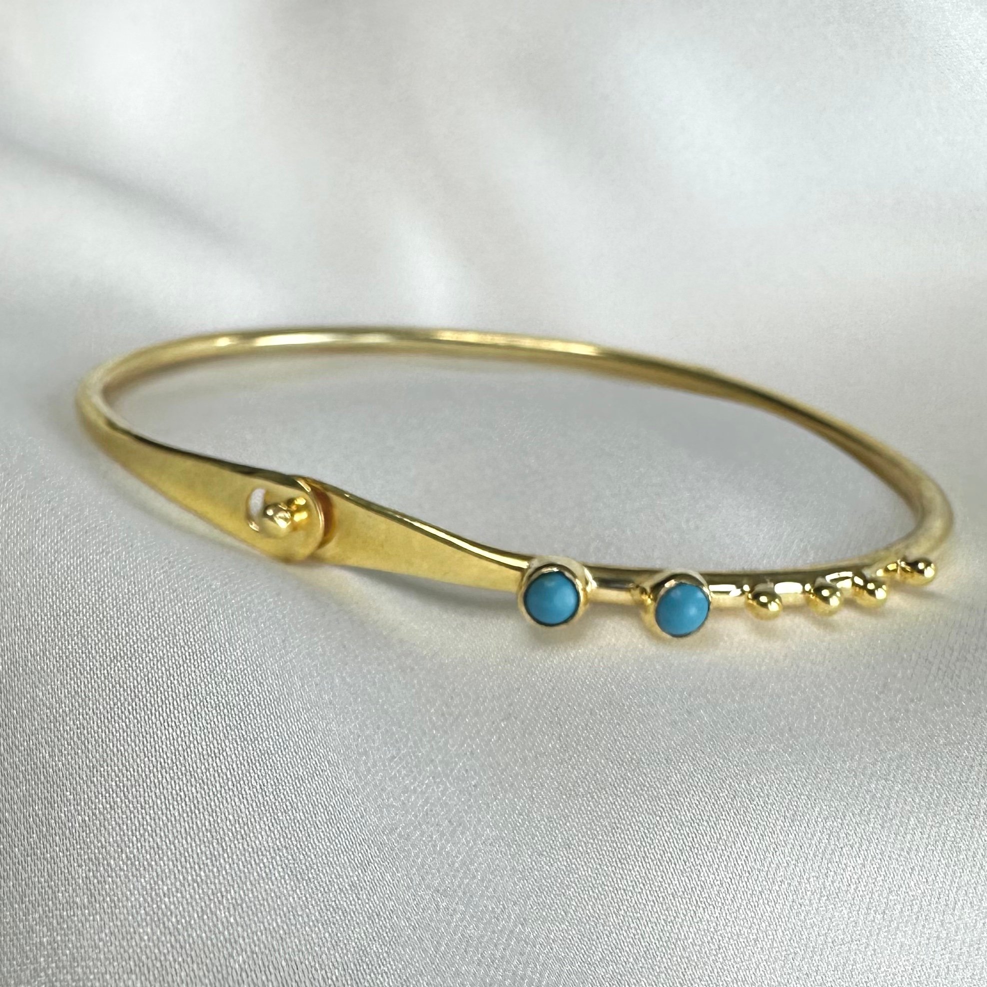 Handcuff Bracelet Turquoise