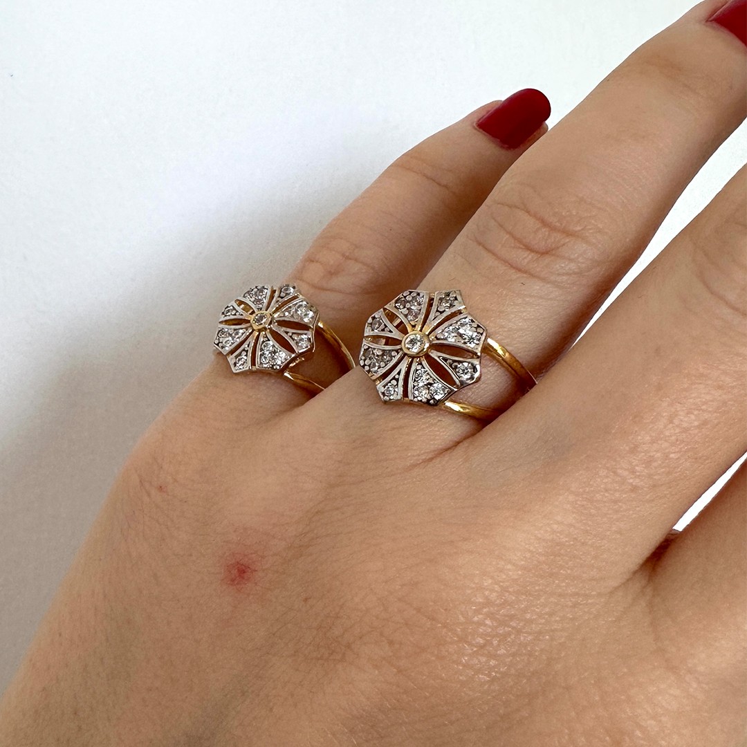 Soraya Vintage Glow 925 Ayar Gümüş Ayarlanabilir Yüzük 