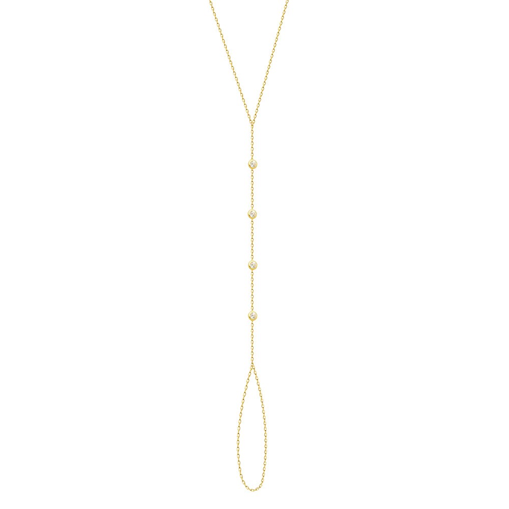 Zirkon Retro Luxe Sıra Taşlı 925 Ayar Gümüş Şahmeran