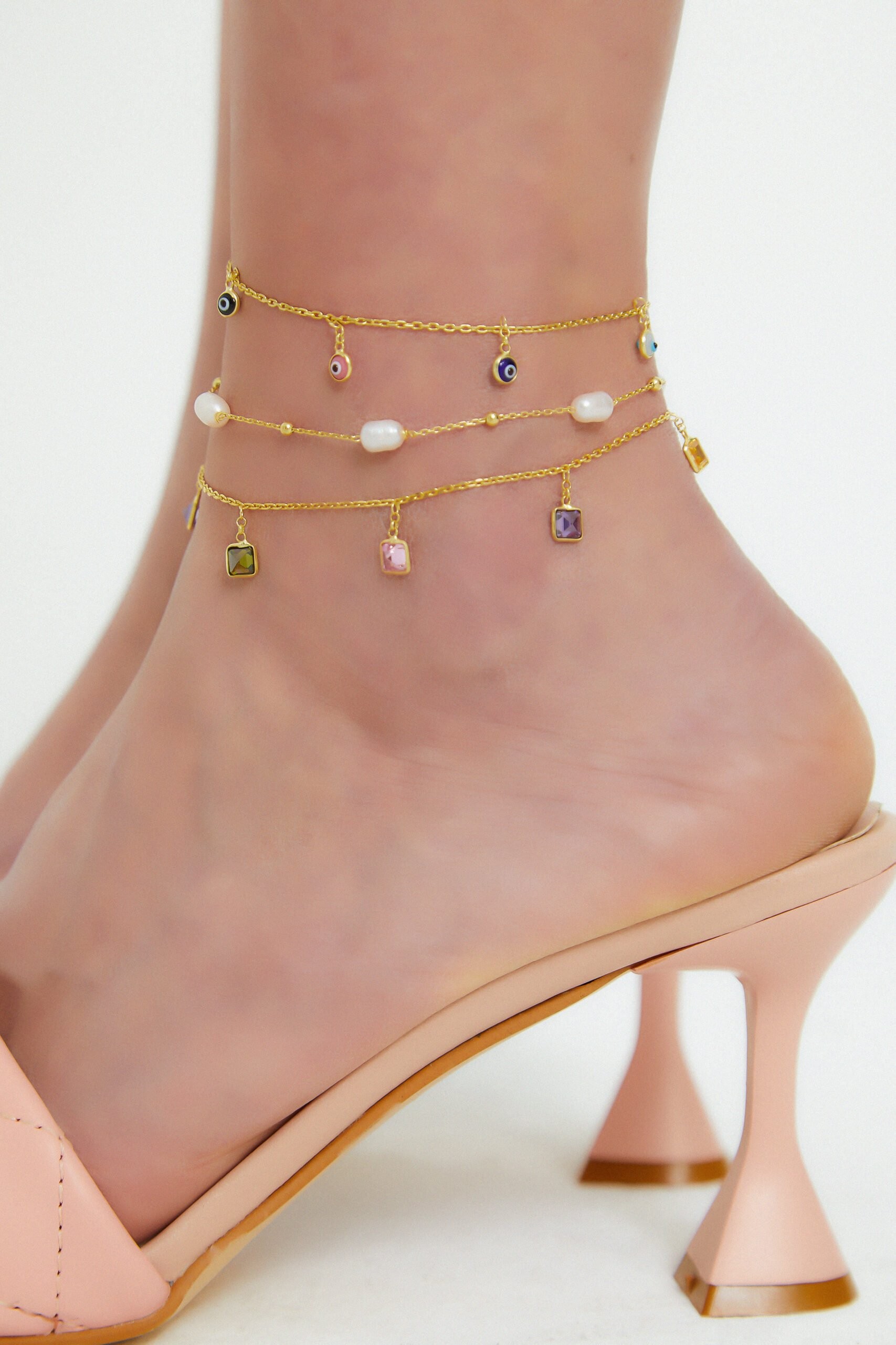 Multicolor Anklet