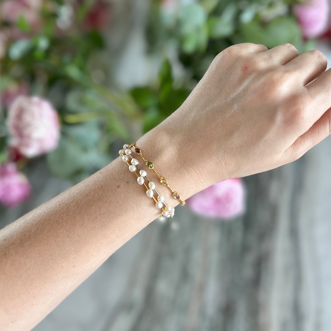 Dahlia Pearl Grace 925 Ayar Gümüş Bileklik