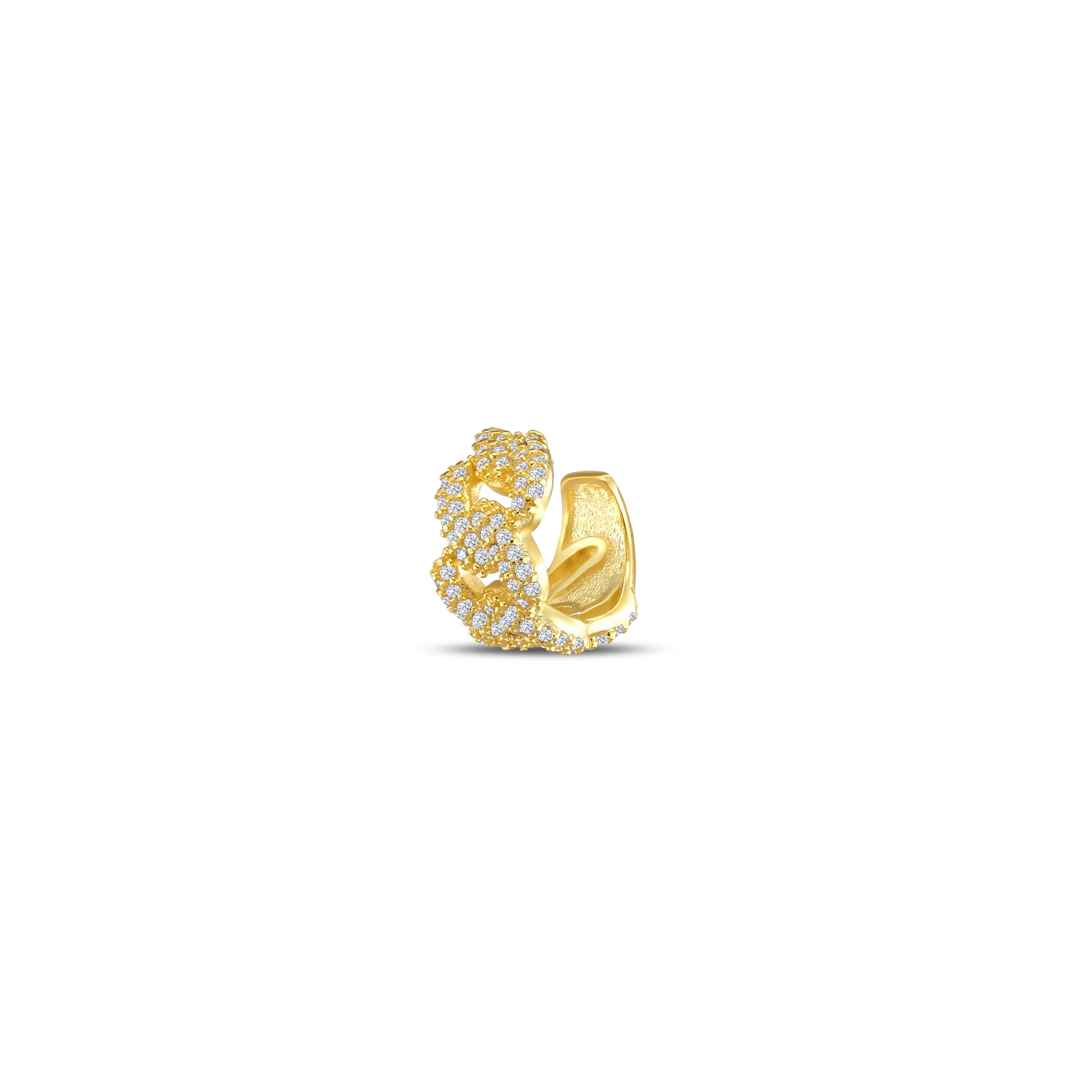 Gurmet Ear 925 Ayar Gümüş Cuff 