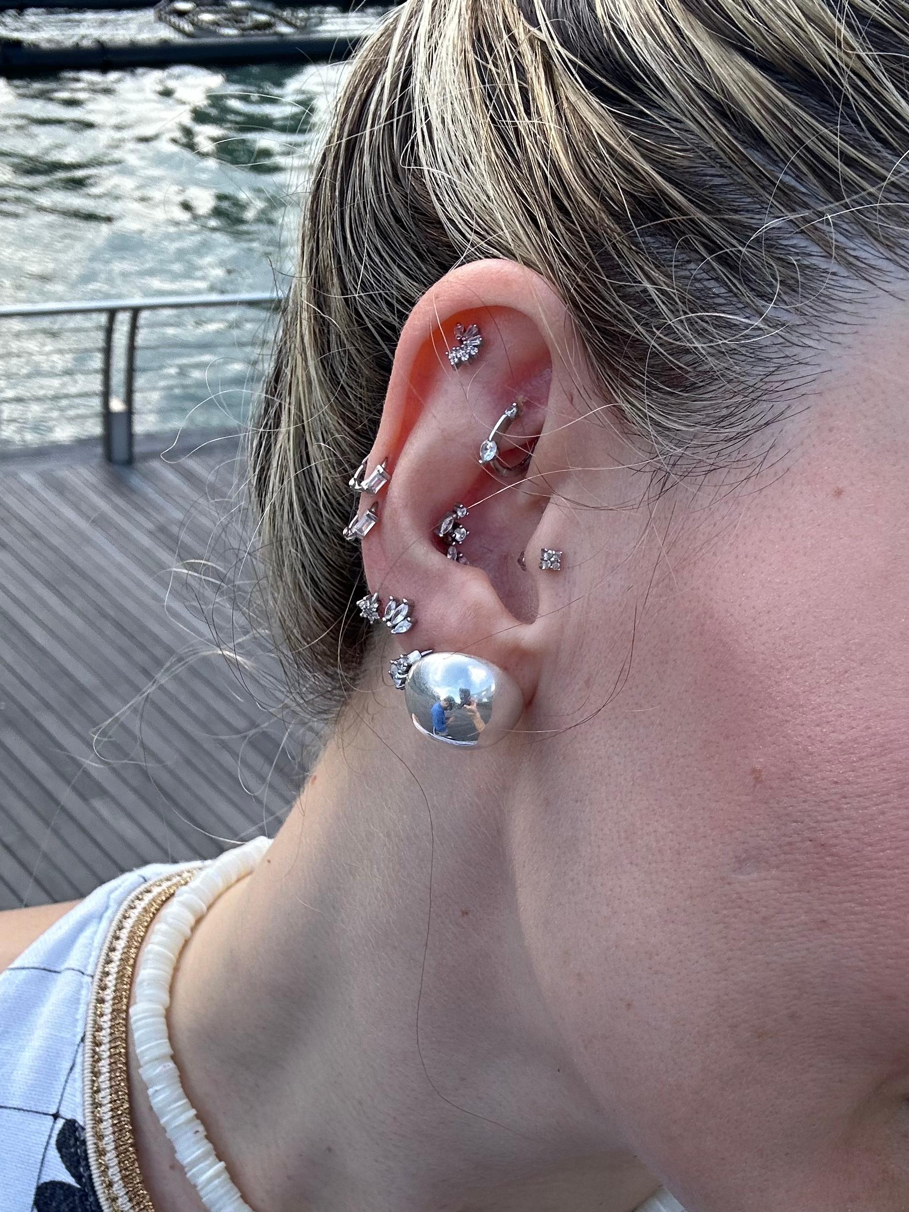 Taç Crown Touch 925 Ayar Gümüş Piercing