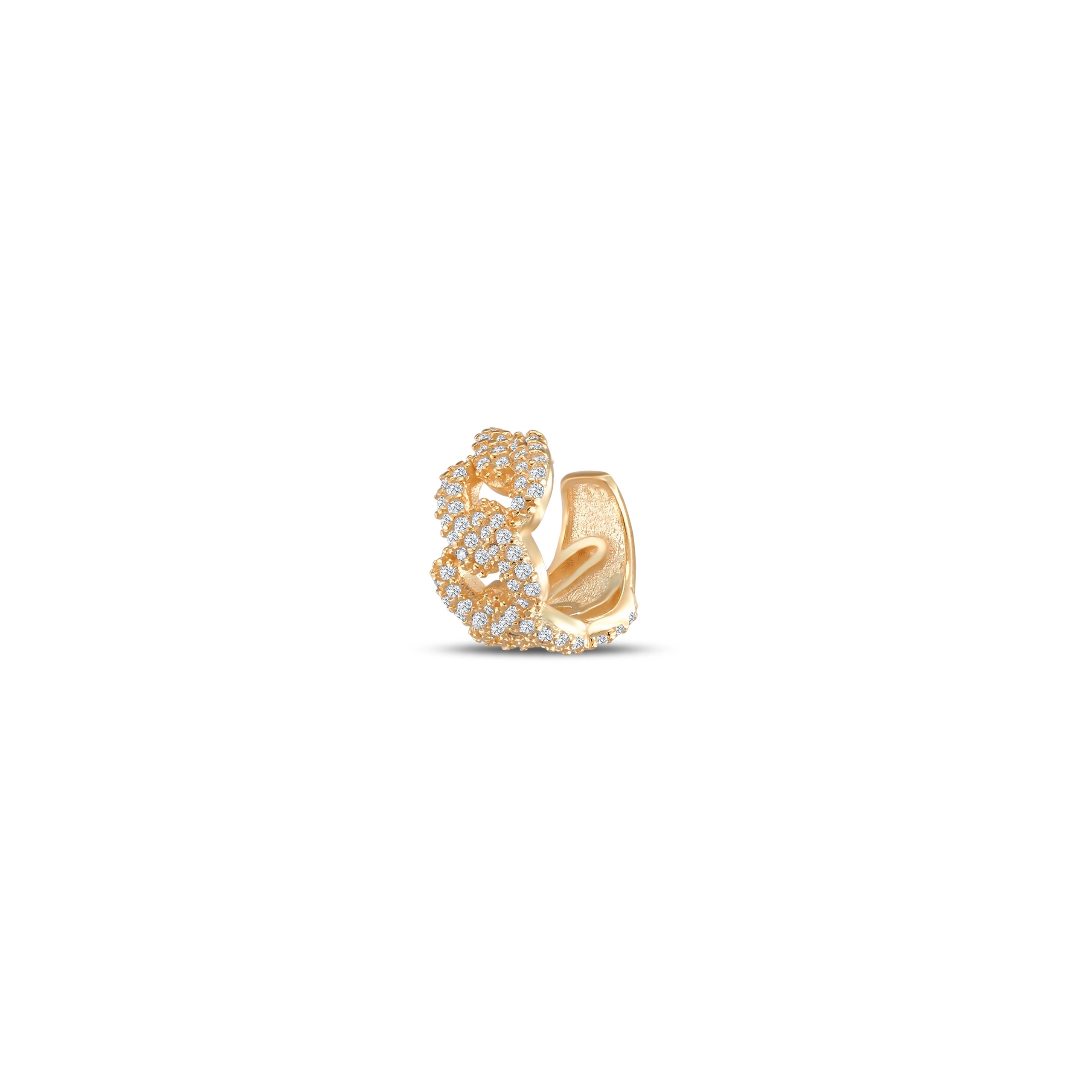 Gurmet Ear 925 Ayar Gümüş Cuff 