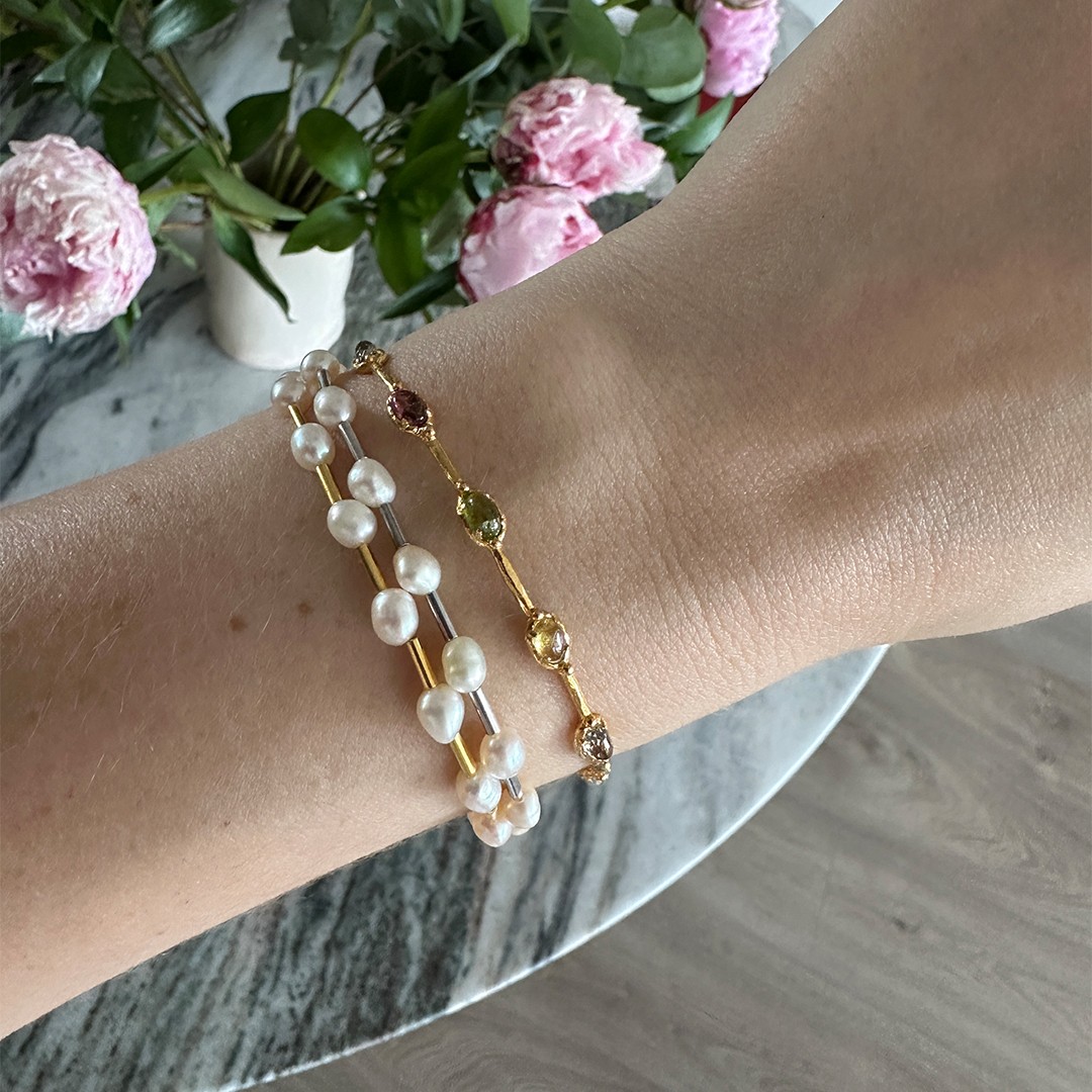 Dahlia Pearl Grace 925 Ayar Gümüş Bileklik