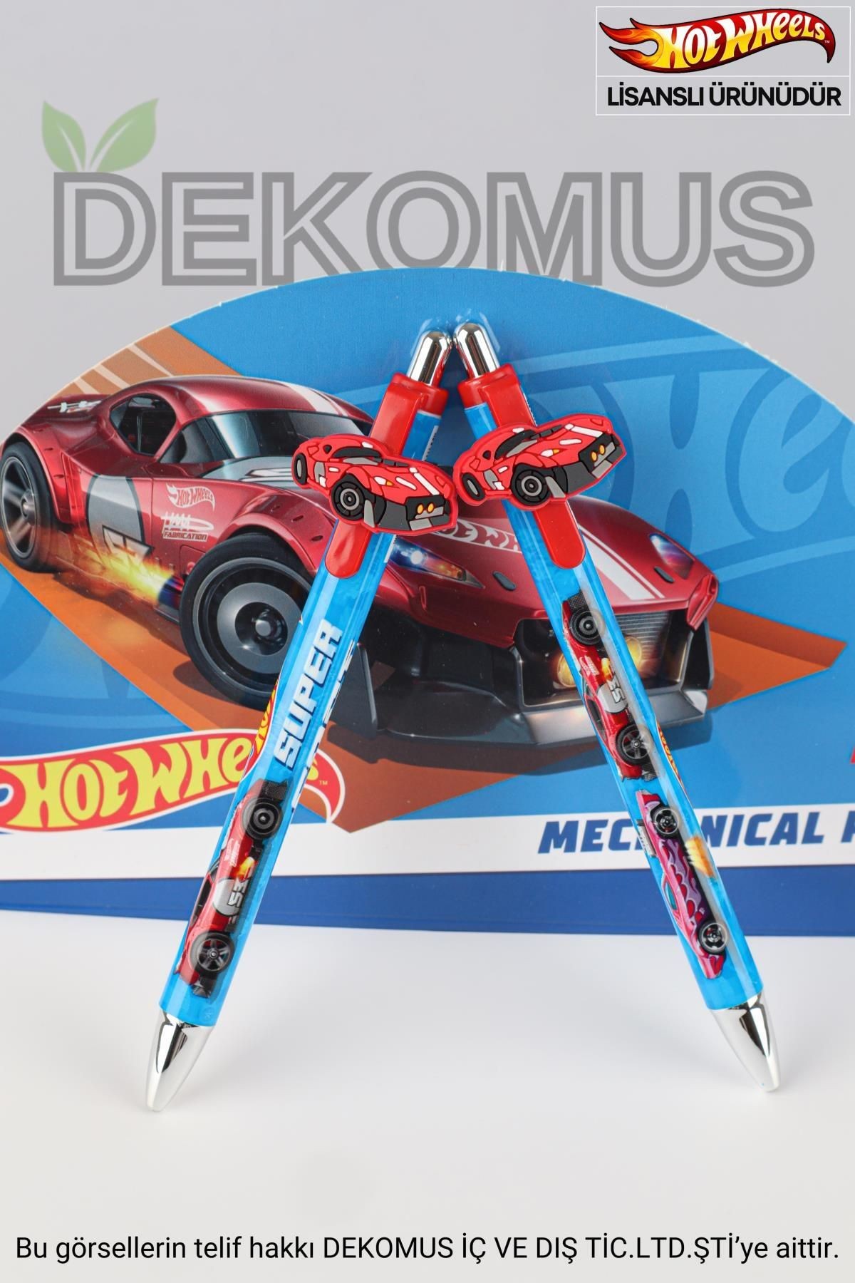 2024 YENİ SEZON LİSANSLI HOT WHEELS MASKOTLU VERSATİL UÇLU KALEM 0.7 MM