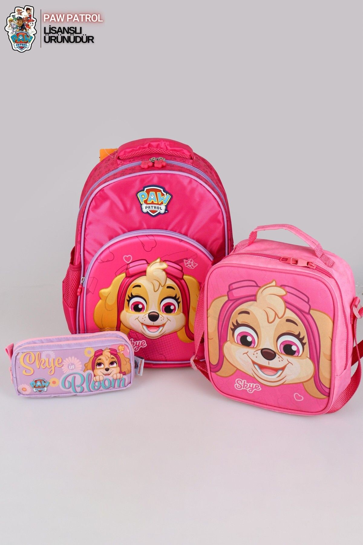 YENİ SEZON LİSANSLI PAW PATROL OKULDA MACERA KOLEKSİYONU OKUL,TERMOSLU BESLENME VE KALEM ÇANTASI OKU