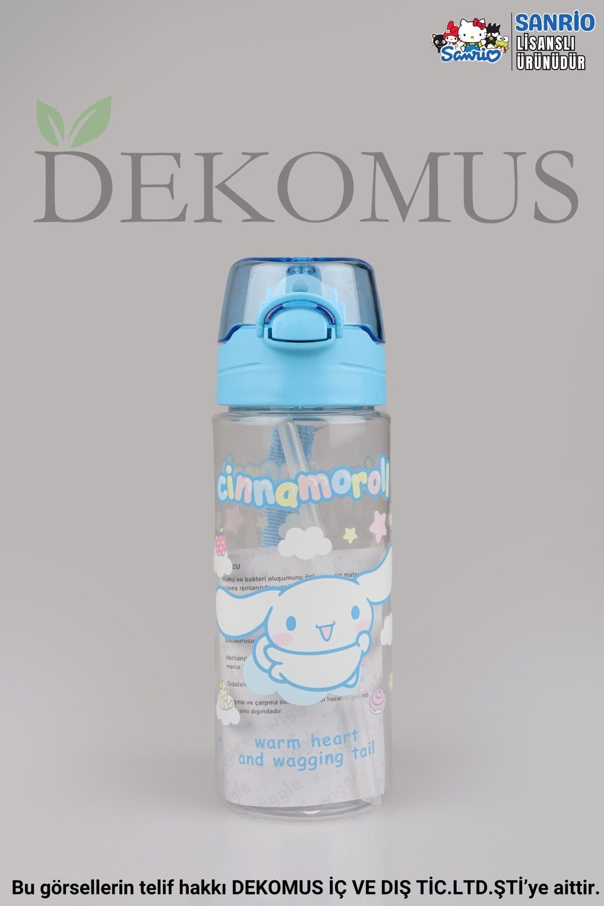 DEKOMUS İLE YENİ SEZON LİSANSLI CINNAMOROLL 500 ML MATARA