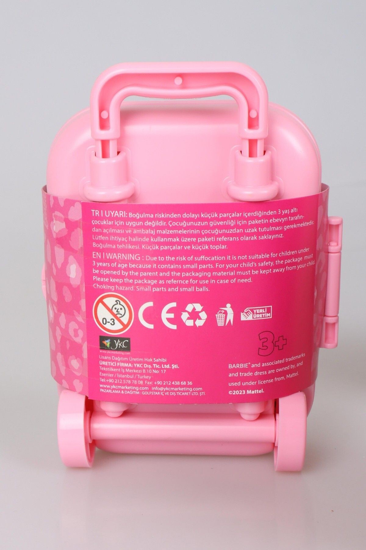 DEKOMUS İLE LİSANSLI BARBIE SÜRPRİZ OYUNCAKLI VALİZ