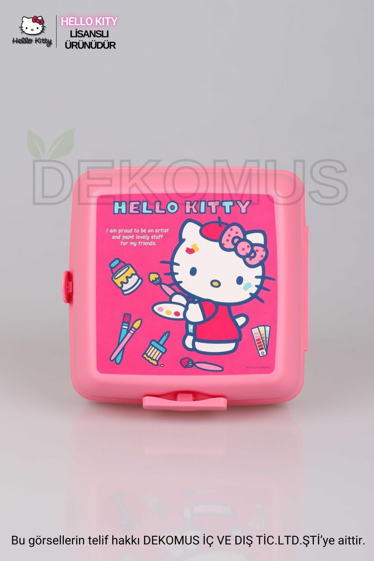 YENİ SEZON LİSANSLI HELLO KITTY 2 KATLI BESLENME KUTUSU / LUNCH BOX