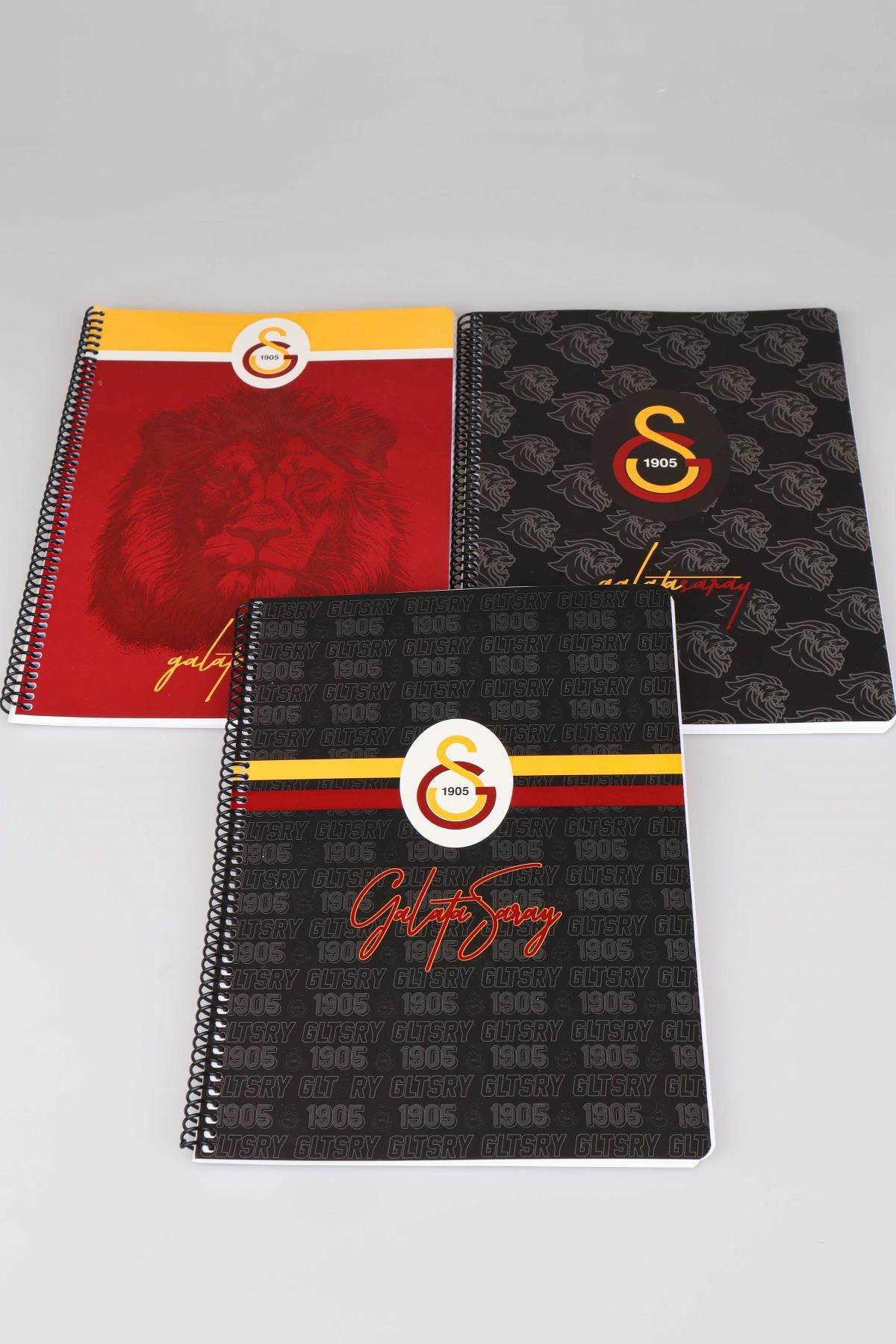 LİSANSLI GALATASARAY "TEKLİ" SPIRALLI KARELİ A4 KARTON KAPAK 72 YAPRAK DEFTER