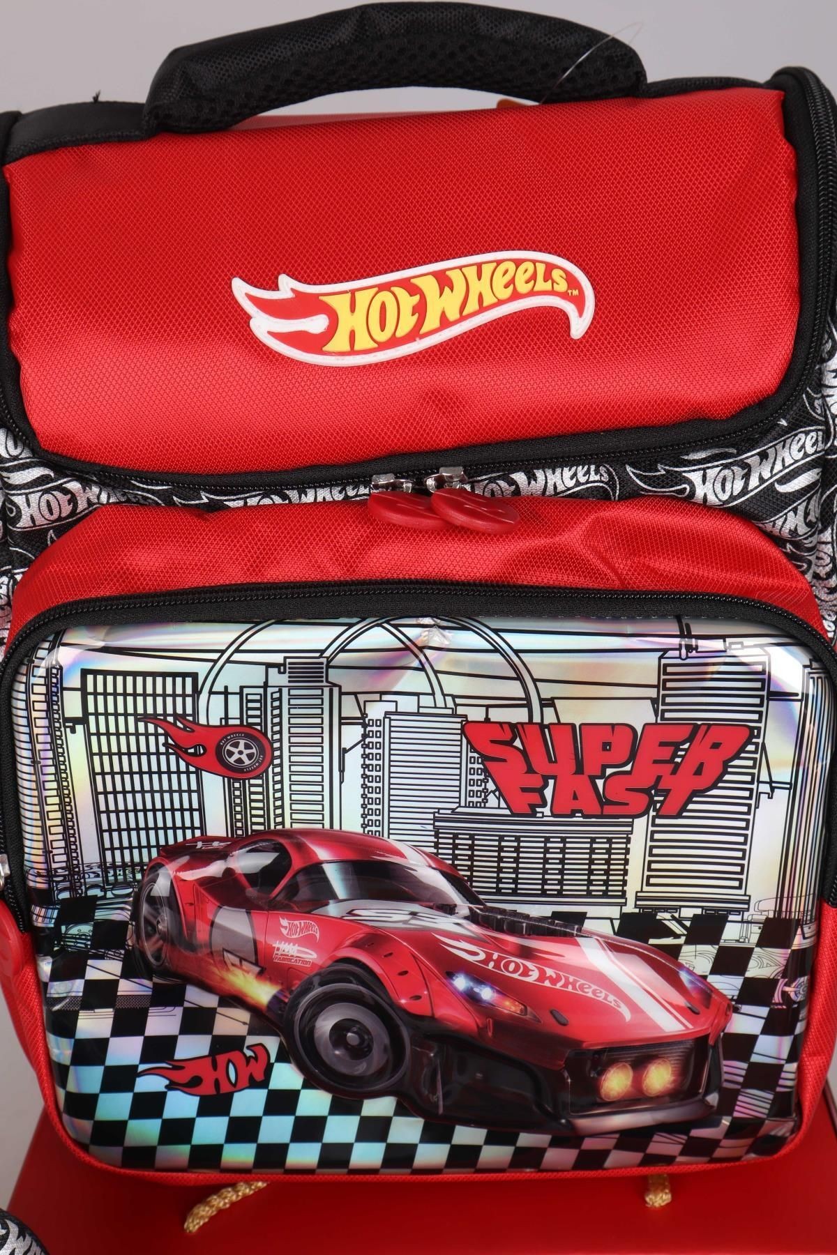 YENİ SEZON LİSANSLI HOT WHEELS OKUL,BESLENME,KALEM ÇANTASI İLE MATARA,BESLENME KABI VE KIRTASİYE SET