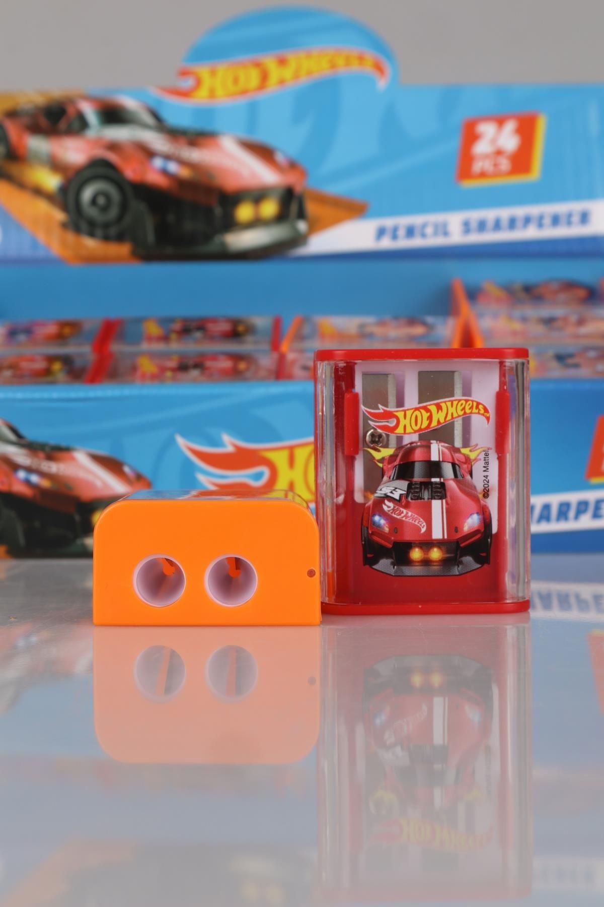 YENİ SEZON LİSANSLI HOT WHEELS "2 ADET" ÇİFT BIÇAKLI KALEMTRAŞ