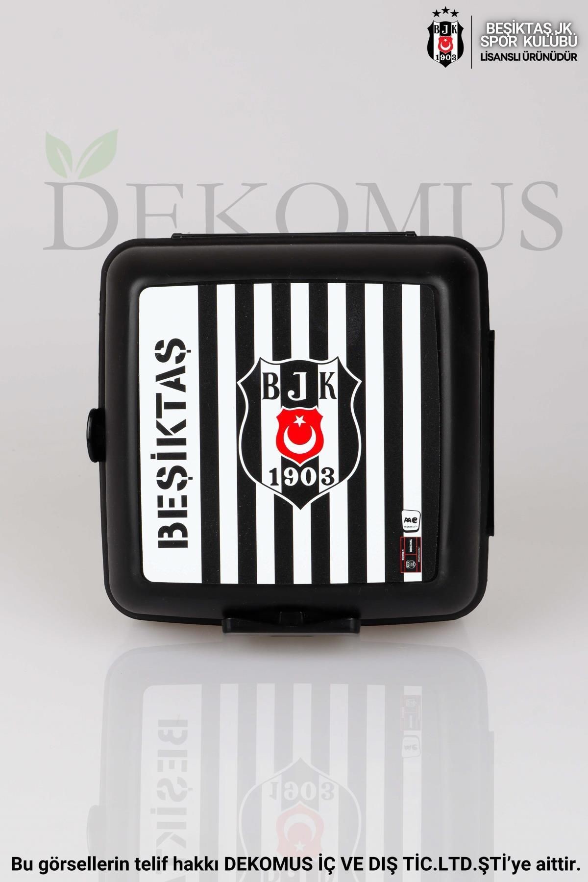 YENİ SEZON LİSANSLI BEŞİKTAŞ BESLENME KABI VE 700 ML TRITAN MATARA YEMEK SETİ