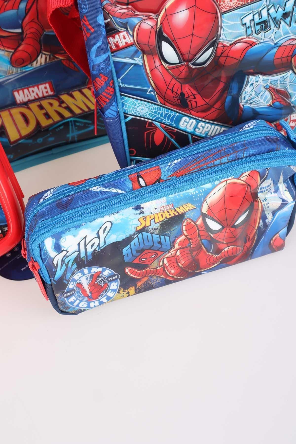 Lisanslı Okul,beslenme Ve Kalem Çantası Ile 2 Katlı Beslenme Kabı/lunch Box Seti