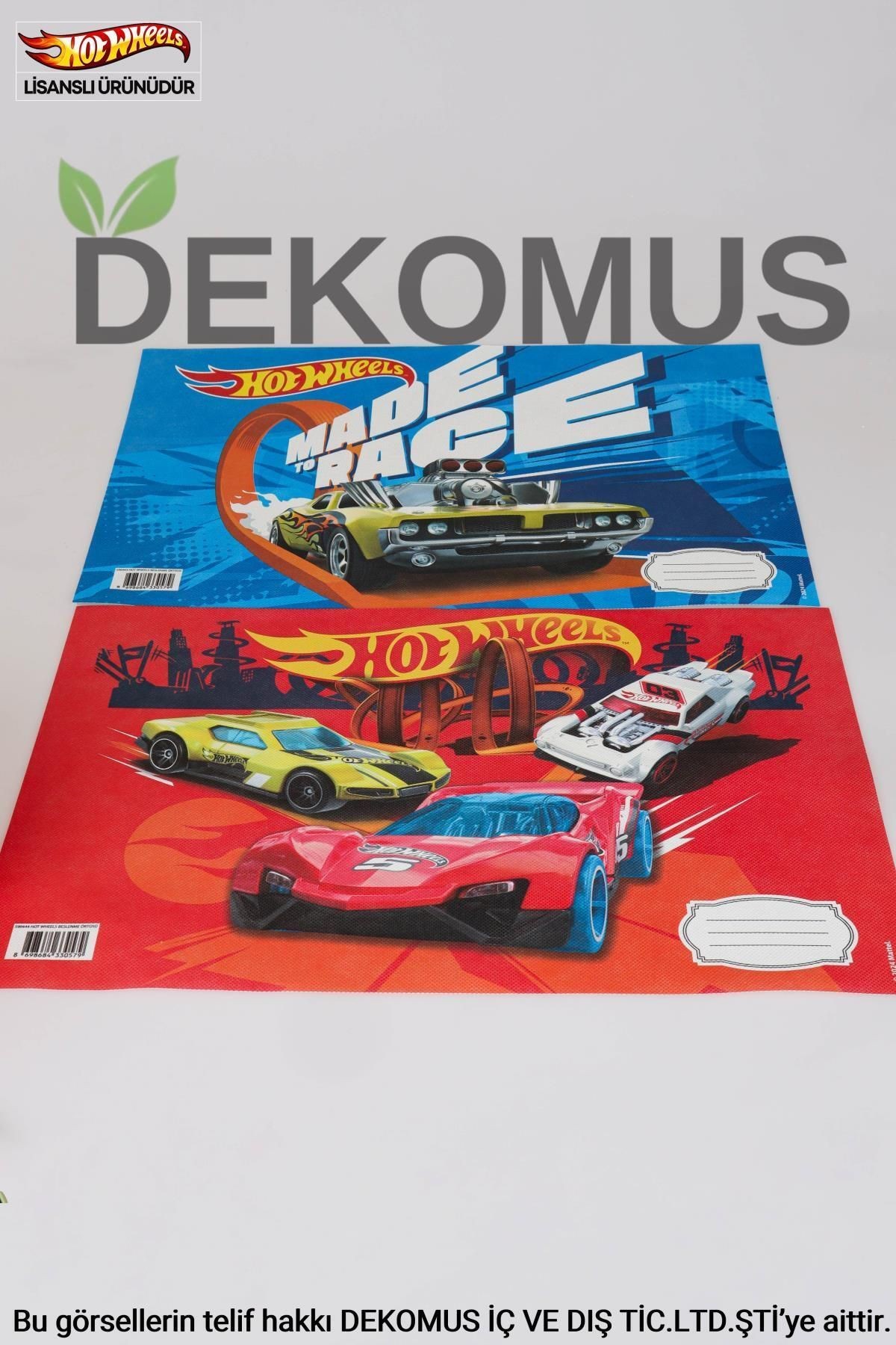 DEKOMUS İLE YENİ SEZON LİSANSLI HOT WHEELS 2'Lİ BESLENME ÖRTÜSÜ