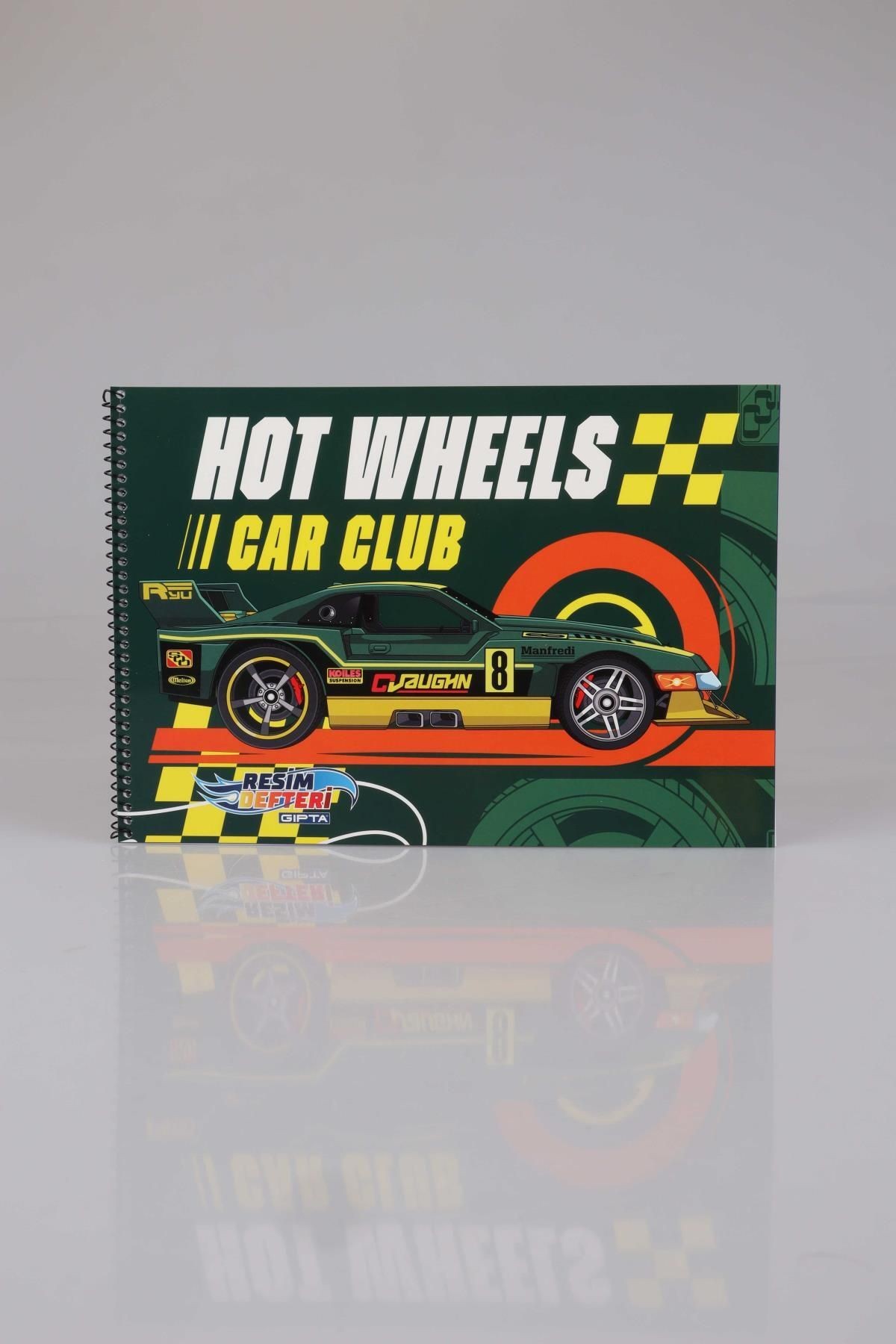 YENİ SEZON LİSANSLI HOT WHEELS RESİM DEFTERİ 17x24 CM 15 YAPRAK