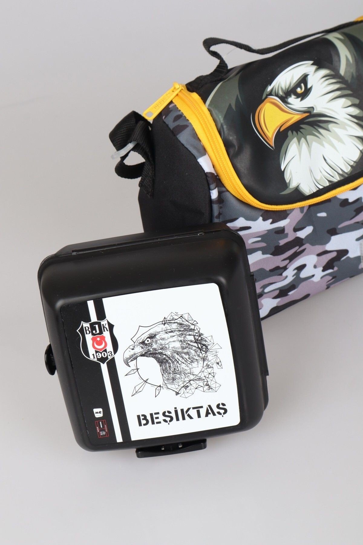 YENİ SEZON LİSANSLI KARTAL/EAGLE TERMOSLU BESLENME ÇANTASI,BEŞİKTAŞ BESLENME KABI VE 500 ML TRITAN M