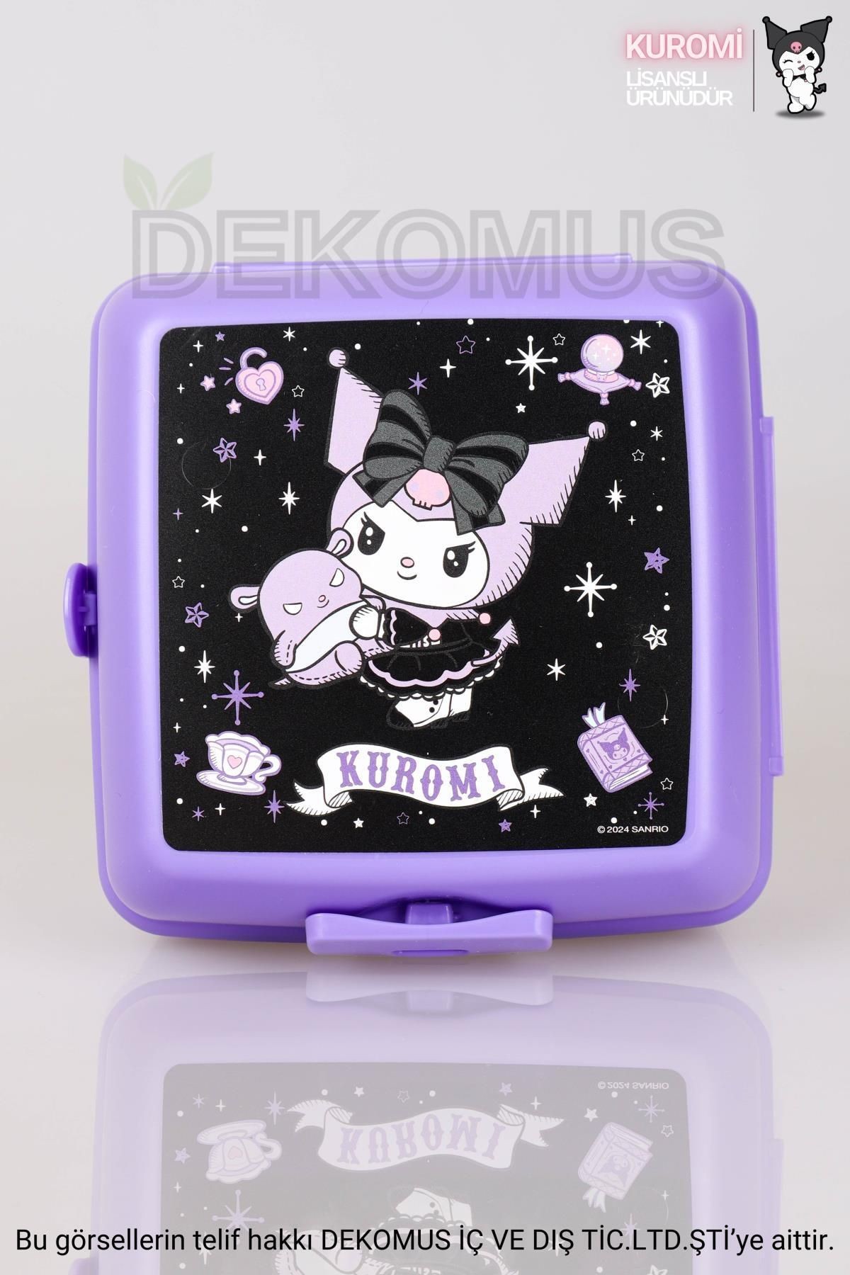 DEKOMUS İLE YENİ SEZON LİSANSLI KUROMI 2 KATLI BESLENME KABI / LUNCH BOX