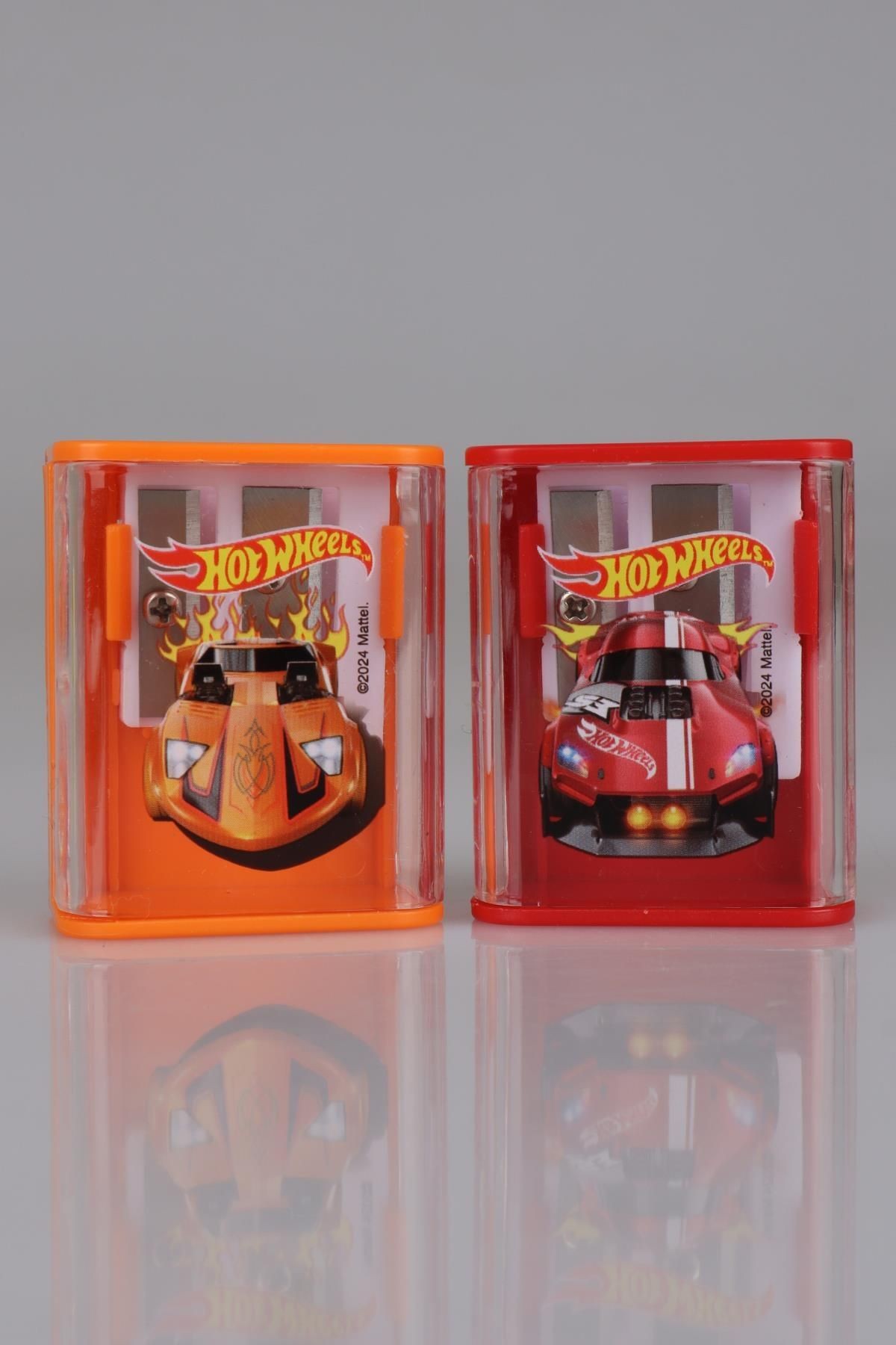 YENİ SEZON LİSANSLI HOT WHEELS "2 ADET" ÇİFT BIÇAKLI KALEMTRAŞ