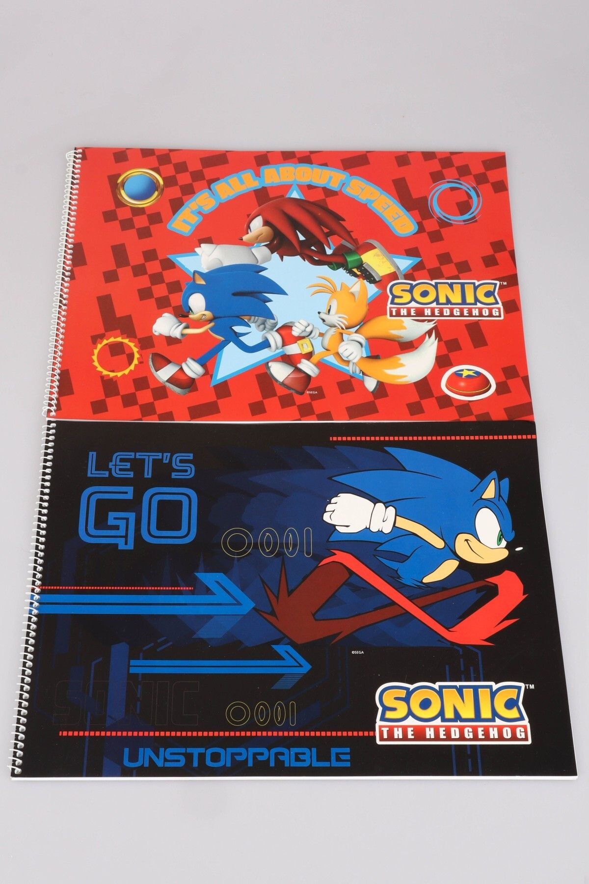 DEKOMUS İLE LİSANSLI SONIC 24x34 CM 15 YAPRAK BÜYÜK BOY RESİM DEFTERİ