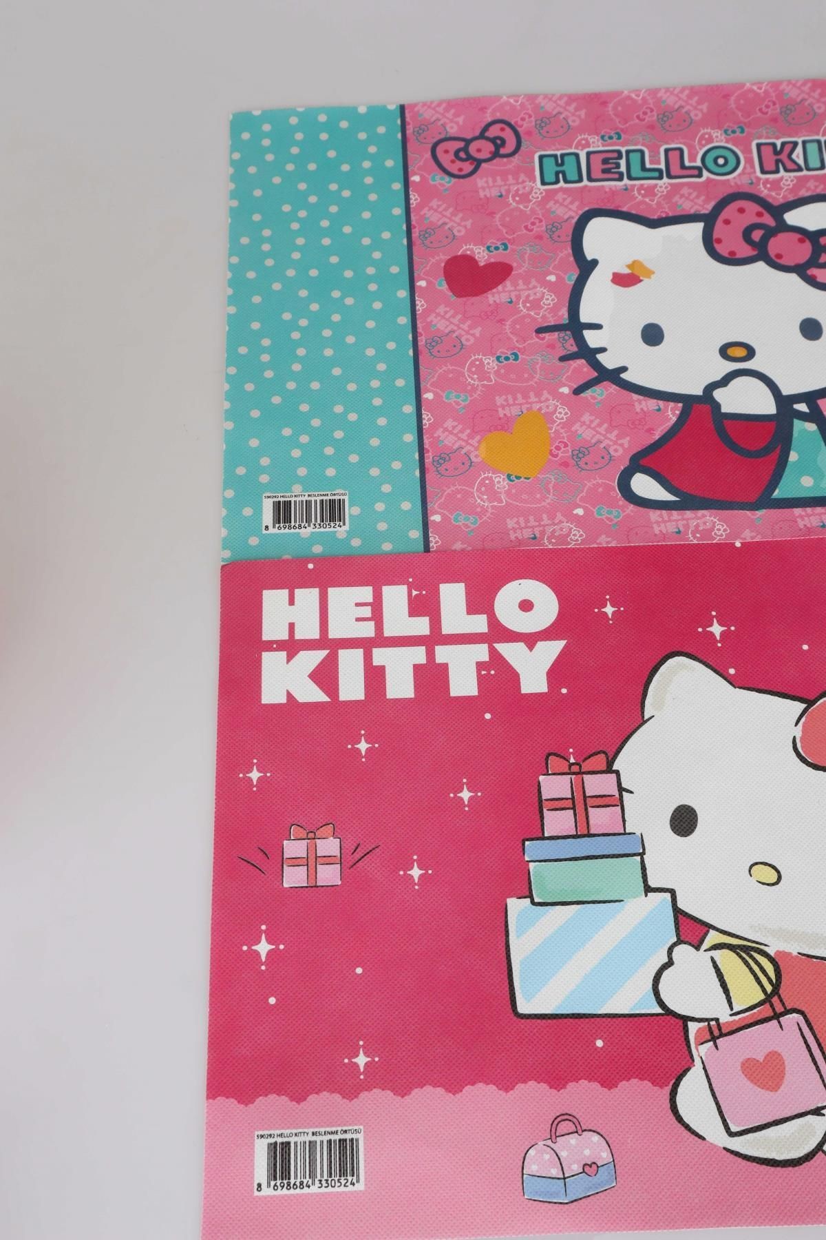 YENİ SEZON LİSANSLI HELLO KITTY 2'Lİ BESLENME ÖRTÜSÜ