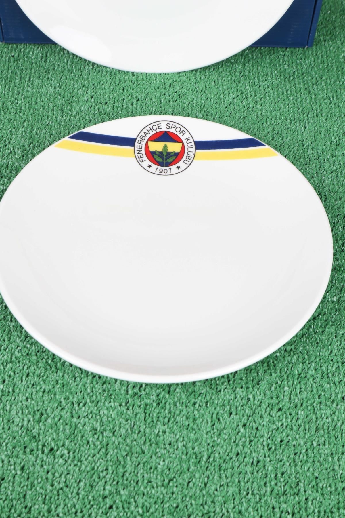 DEKOMUS İLE LİSANSLI FENERBAHÇE 6 KİŞİLİK SERVİS TABAĞI SETİ