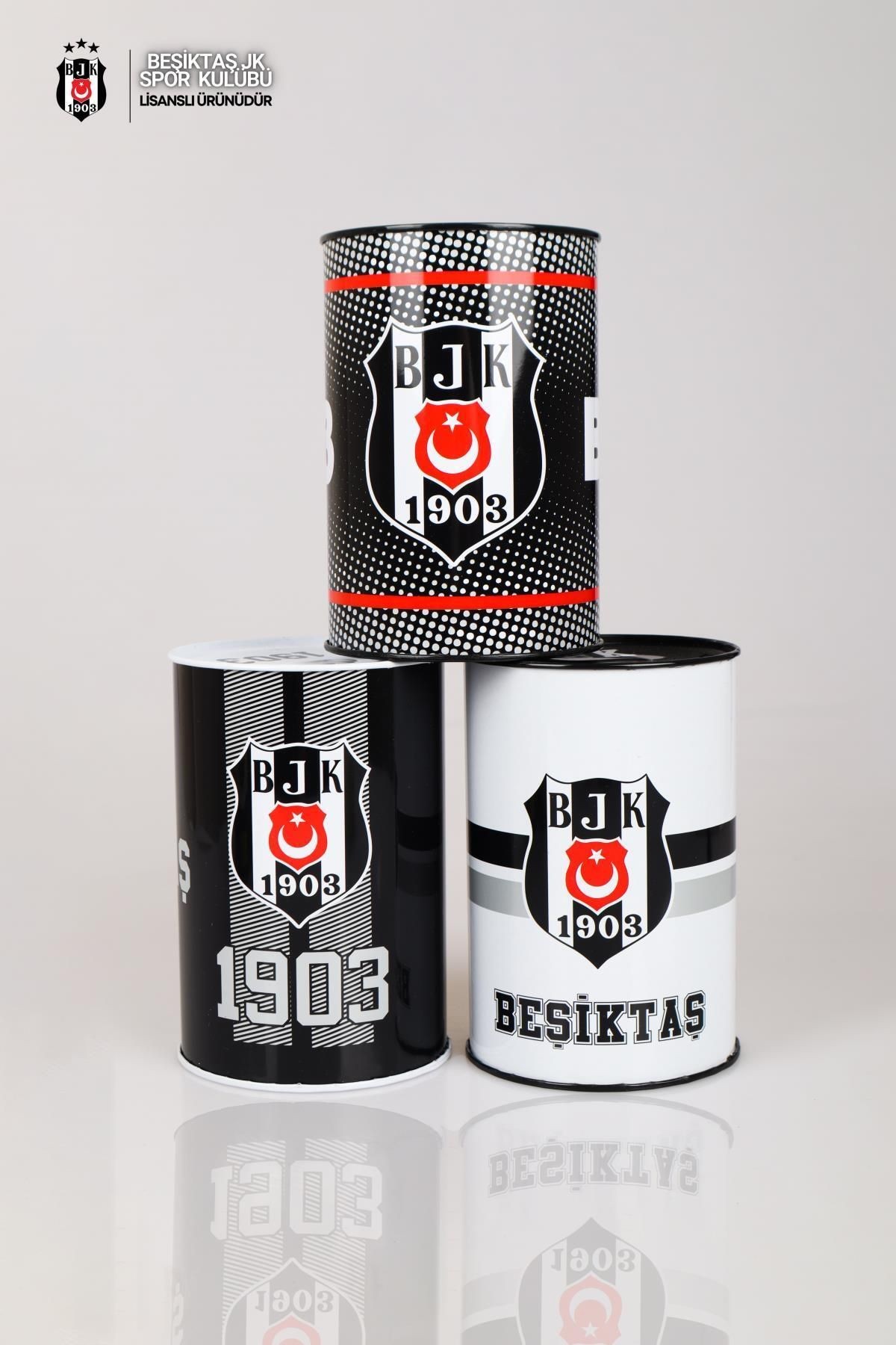 YENİ SEZON LİSANSLI BÜYÜK BOY BEŞİKTAŞ METAL KUMBARA