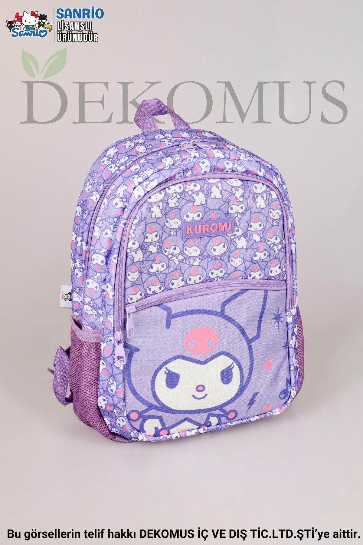 DEKOMUS İLE YENİ SEZON LİSANSLI KUROMI "MAGICAL BUDDY" İLKOKUL ÇANTASI