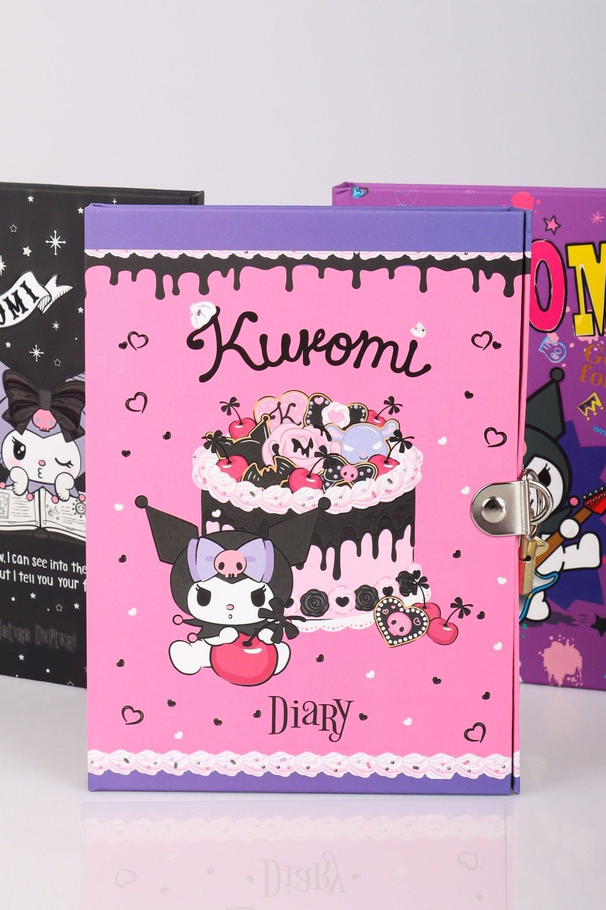 DEKOMUS İLE YENİ SEZON LİSANSLI KUROMI KİLİTLİ HATIRA DEFTERİ 96 YAPRAK