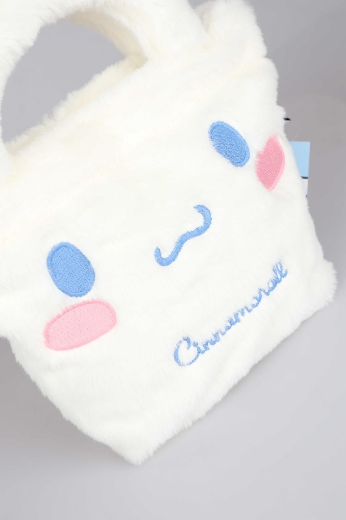 DEKOMUS İLE YENİ SEZON LİSANSLI CINNAMOROLL BASIC PELUŞ EL ÇANTASI/BESLENME ÇANTASI