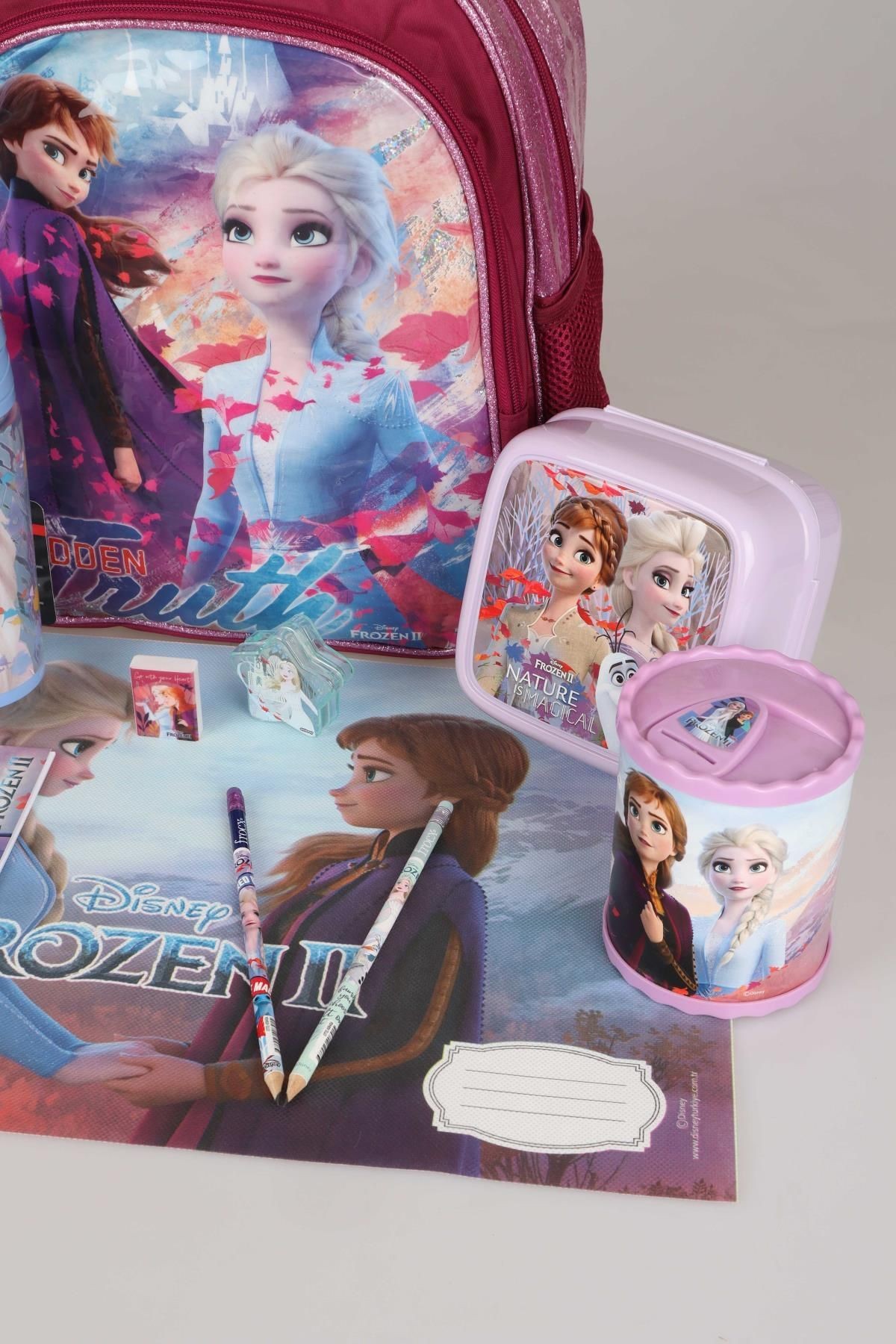 Dekomus Ile Lisanslı Frozen "cool" Full Kırtasiye Seti