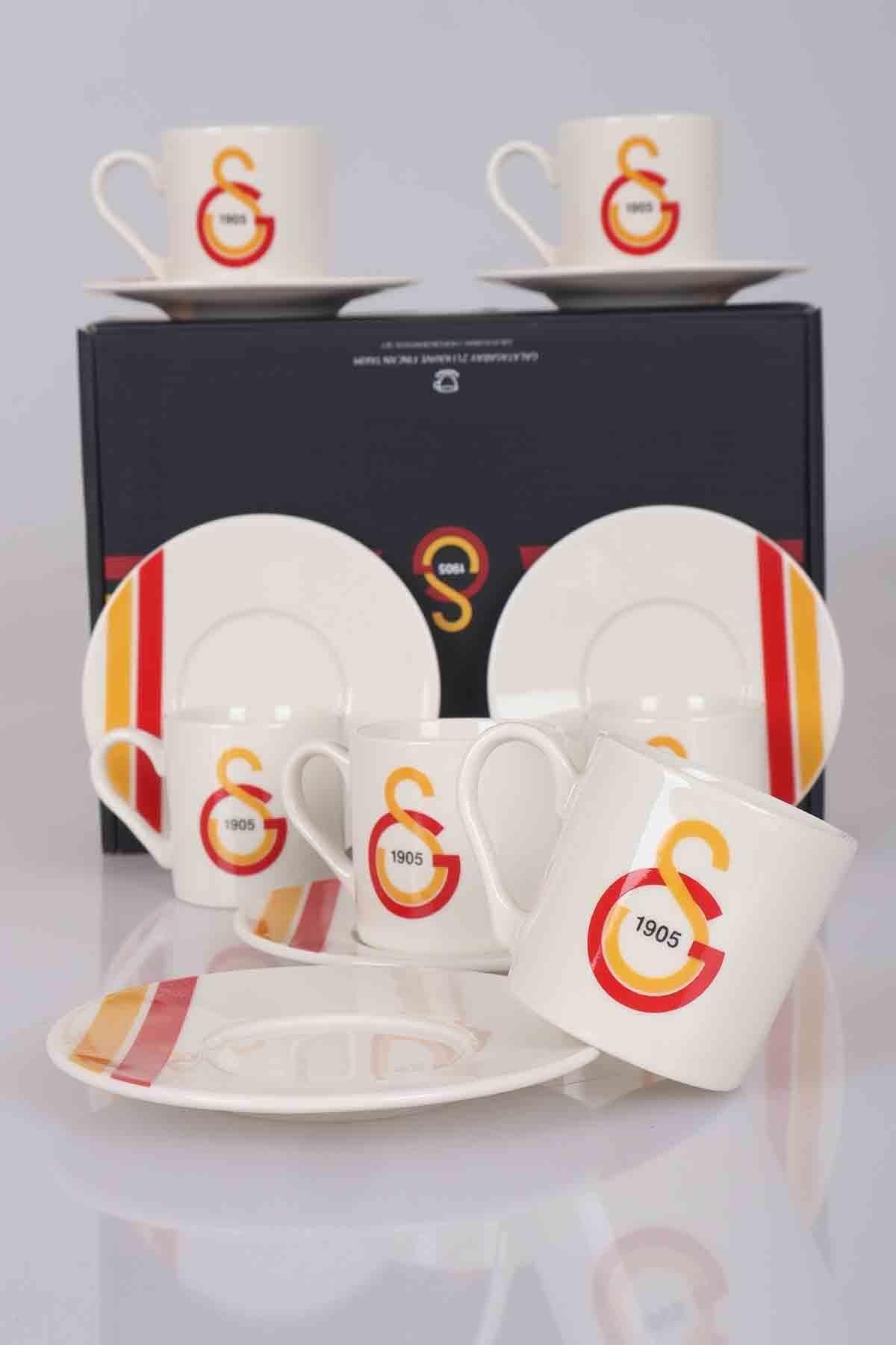 LİSANSLI GALATASARAY 6 KİŞİLİK TÜRK KAHVESİ FİNCAN TAKIMI