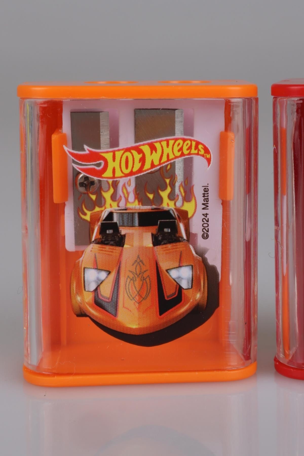 YENİ SEZON LİSANSLI HOT WHEELS "2 ADET" ÇİFT BIÇAKLI KALEMTRAŞ