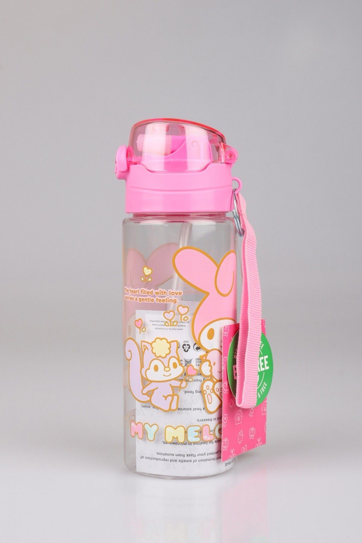 DEKOMUS İLE YENİ SEZON LİSANSLI MY MELODY 500 ML MATARA