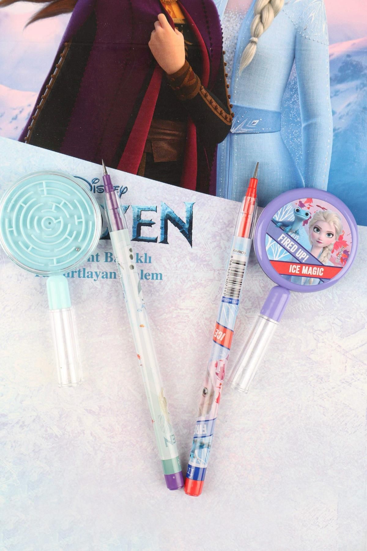 YENİ SEZON LİSANSLI ELSA FROZEN YUMURTALAYAN LABİRENT FİGÜRLÜ GEÇMELİ KURŞUN KALEM