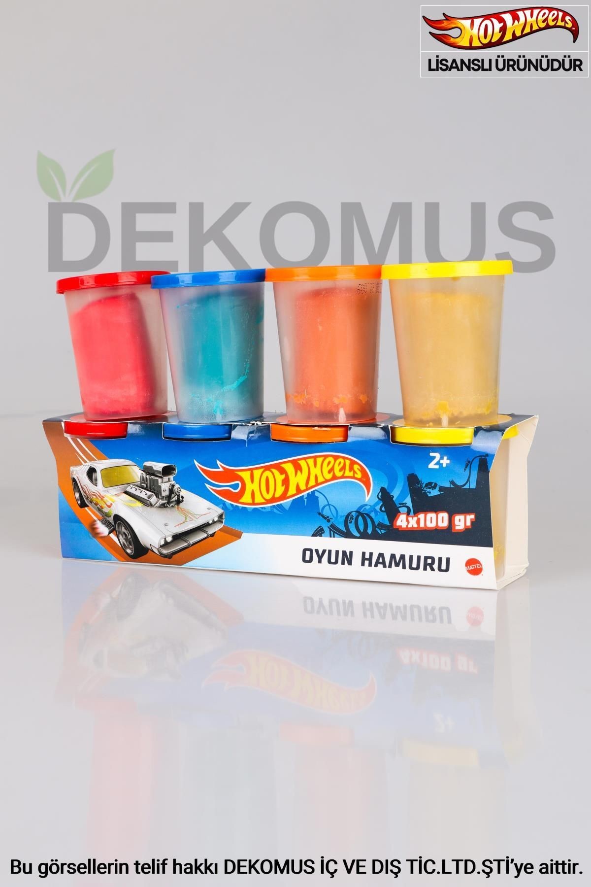 DEKOMUS İLE YENİ SEZON LİSANSLI HOT WHEELS 3'LÜ OYUN HAMURU