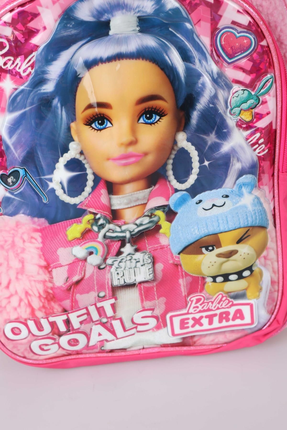 YENİ SEZON LİSANSLI BARBIE PELUŞ OKUL ÇANTASI