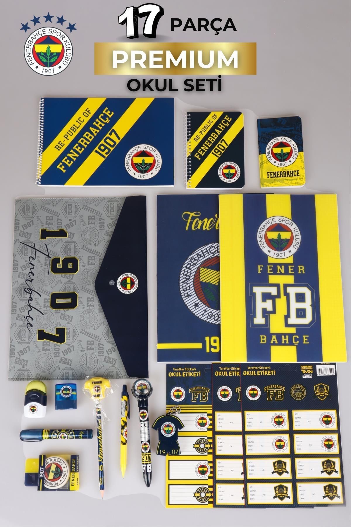 LİSANSLI FENERBAHÇE 17 PARÇA PREMIUM KIRTASİYE SETİ