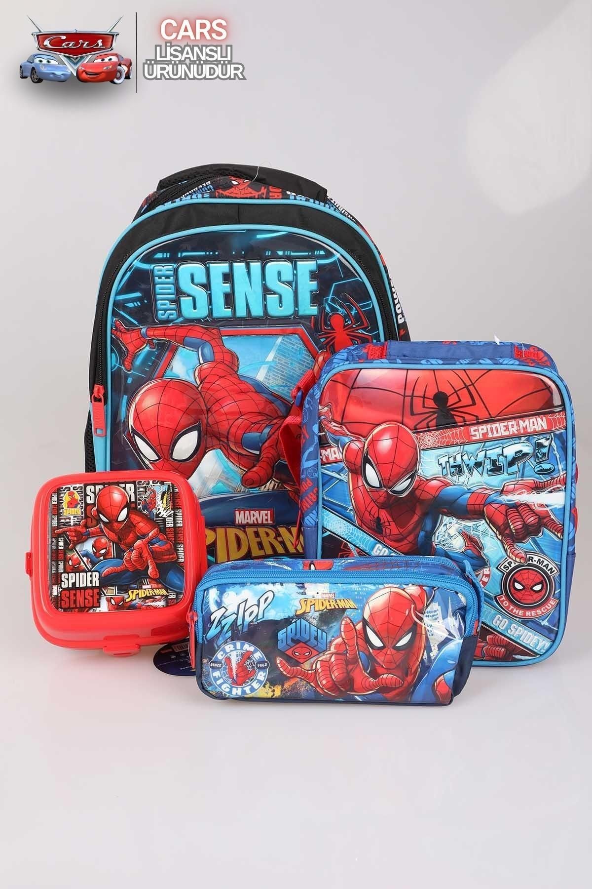 Lisanslı Okul,beslenme Ve Kalem Çantası Ile 2 Katlı Beslenme Kabı/lunch Box Seti