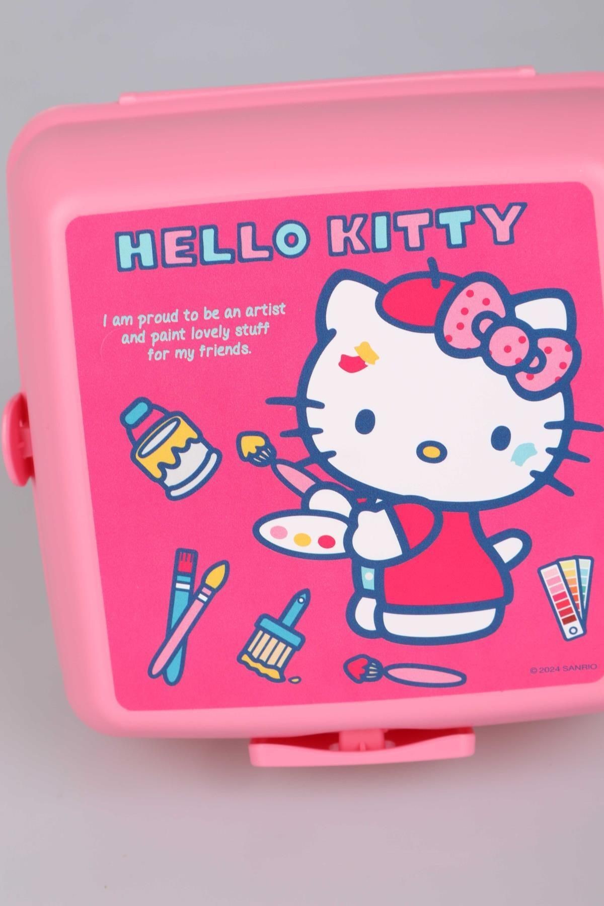 YENİ SEZON LİSANSLI HELLO KITTY 2 KATLI BESLENME KUTUSU / LUNCH BOX