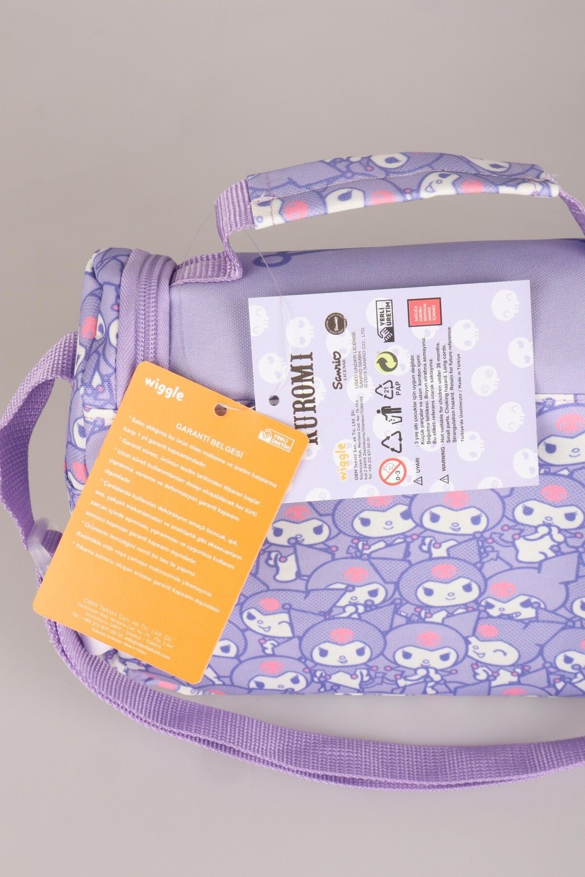 DEKOMUS İLE YENİ SEZON LİSANSLI KUROMI "MAGICAL BUDDY" BESLENME ÇANTASI,BESLENME ÖRTÜSÜ,TRITAN MATAR