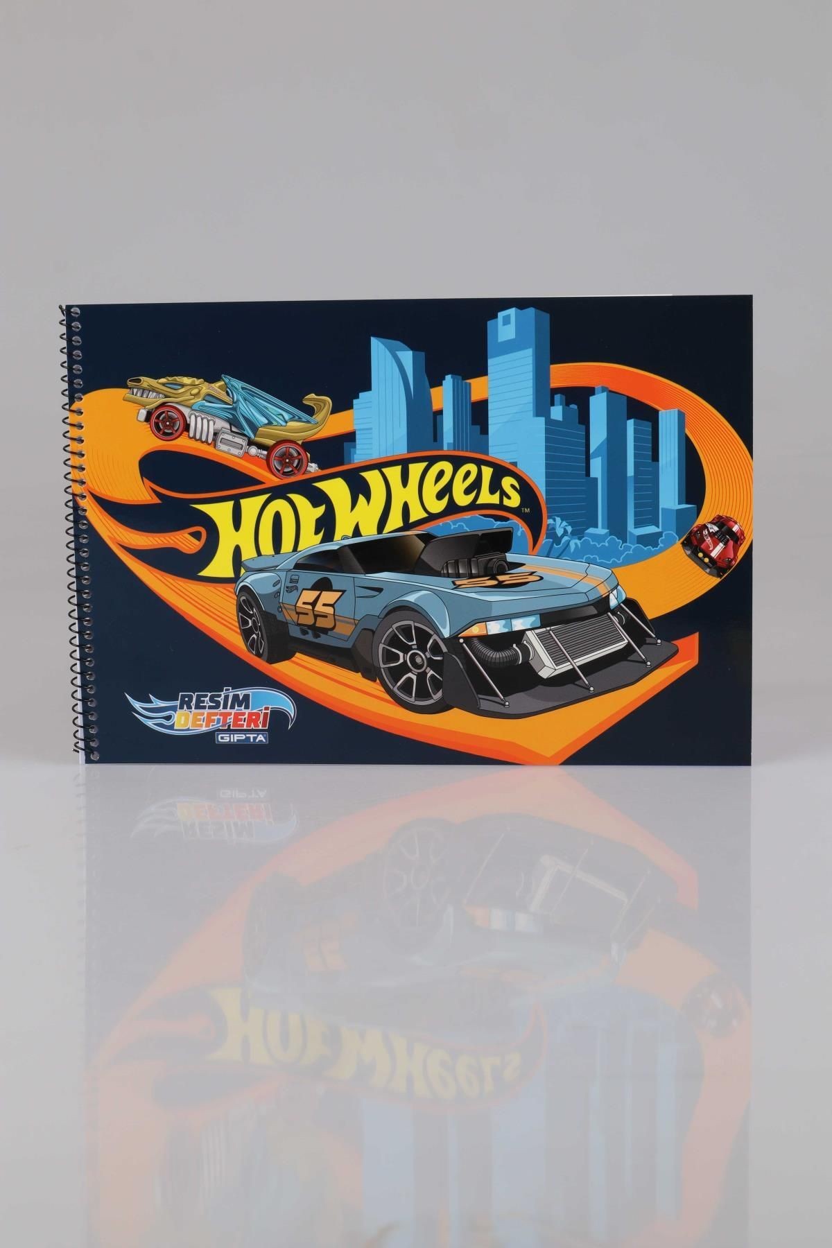 YENİ SEZON LİSANSLI HOT WHEELS RESİM DEFTERİ 17x24 CM 15 YAPRAK