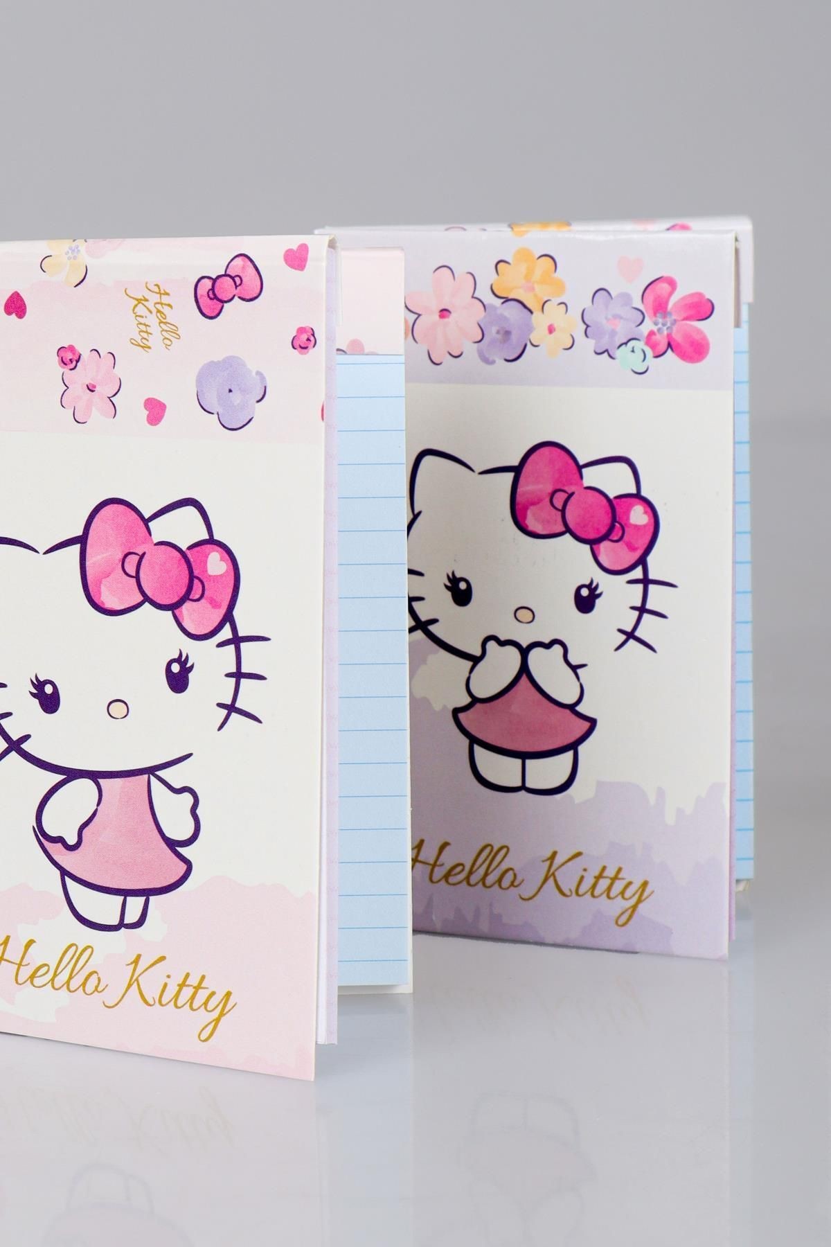 DEKOMUS İLE YENİ SEZON LİSANSLI HELLO KITTY A7 2'Lİ BLOKNOT