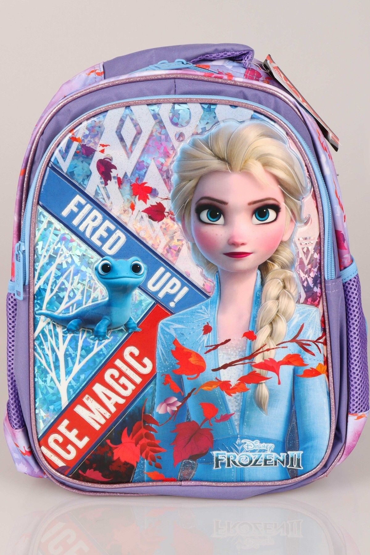 DEKOMUS İLE YENİ SEZON LİSANSLI ELSA FROZEN BÜYÜK BOY OKUL ÇANTASI SALTO ICE MAGIC