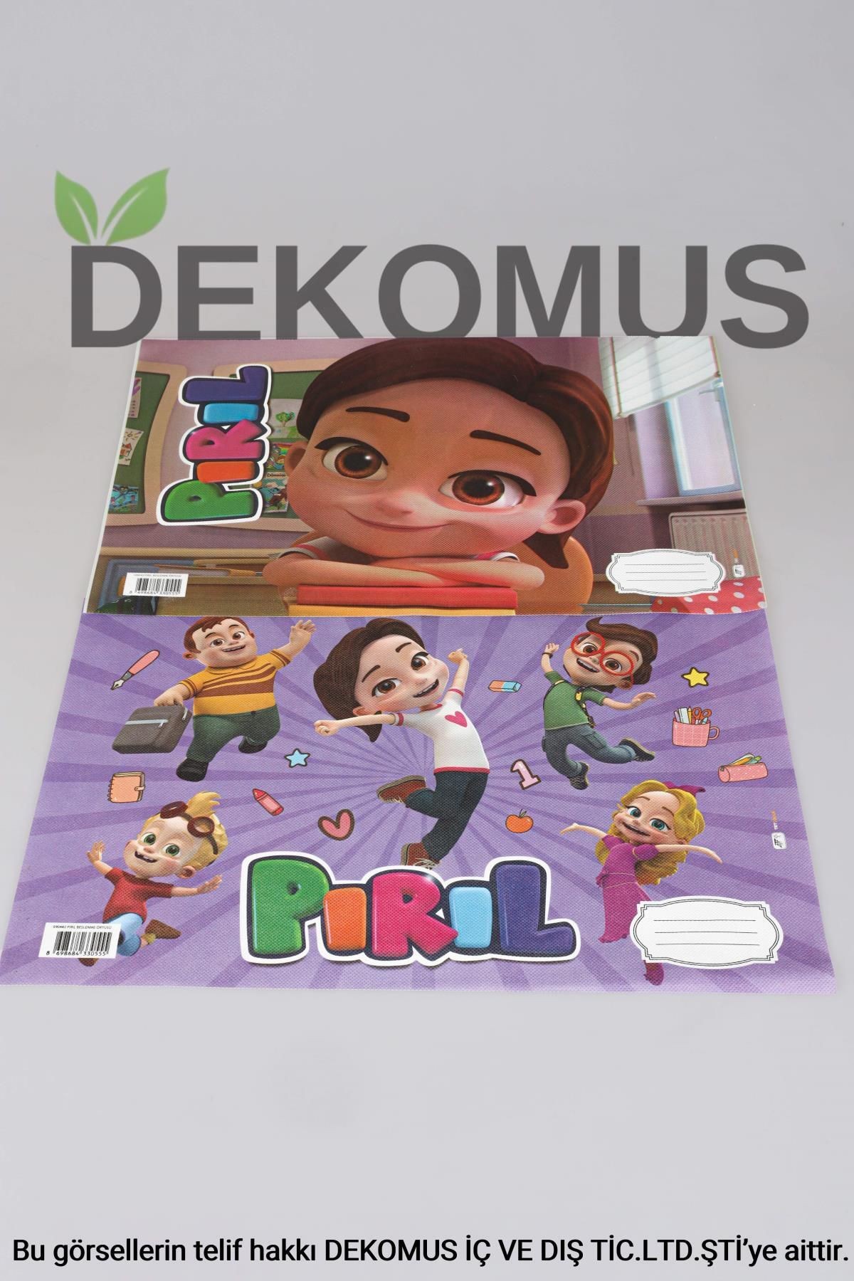 DEKOMUS İLE YENİ SEZON LİSANSLI PIRIL 2'Lİ BESLENME ÖRTÜSÜ