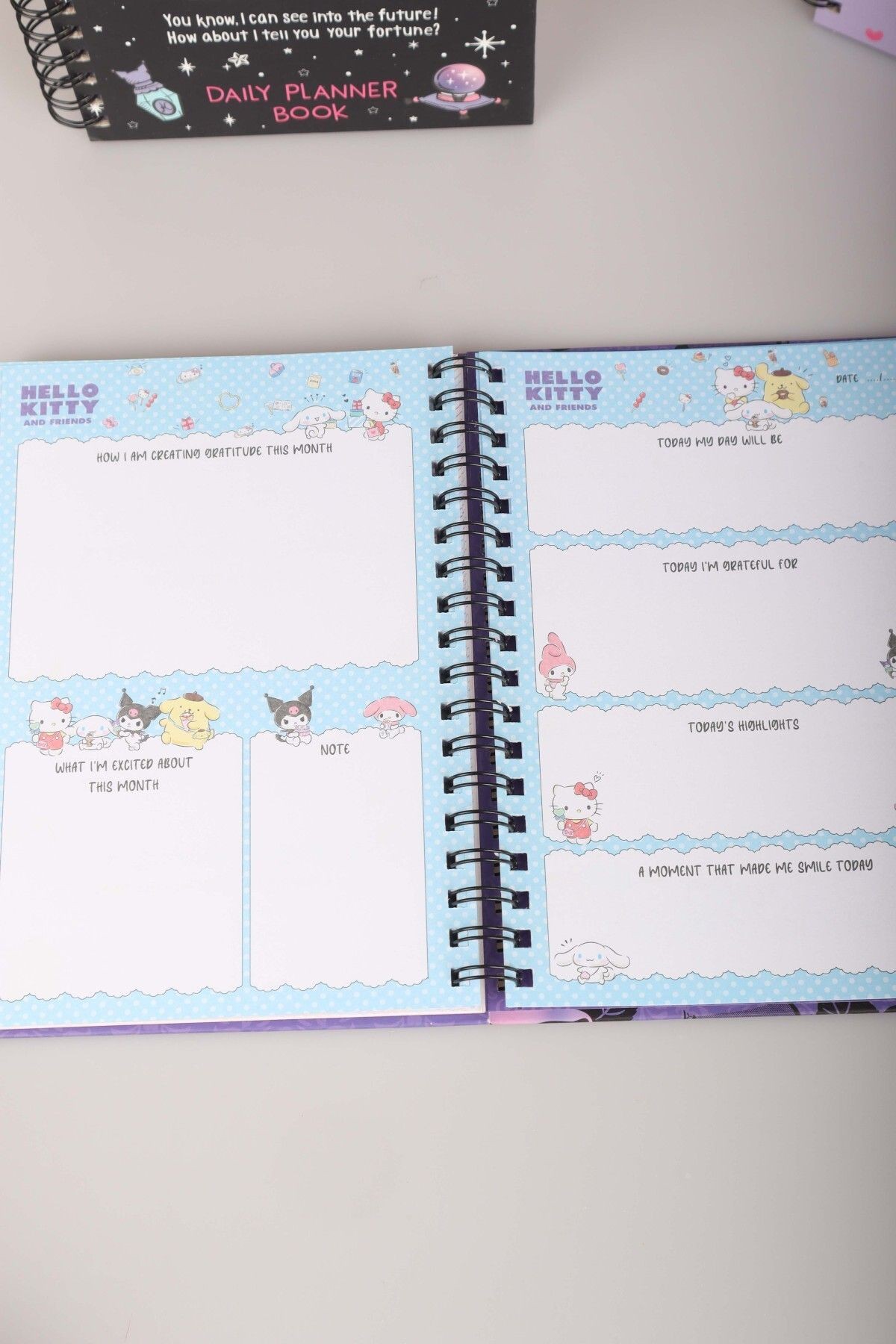 DEKOMUS İLE YENİ SEZON LİSANSLI KUROMI DAILY PLANNER BOOK / GÜNLÜK PLANLAYICI AJANDA
