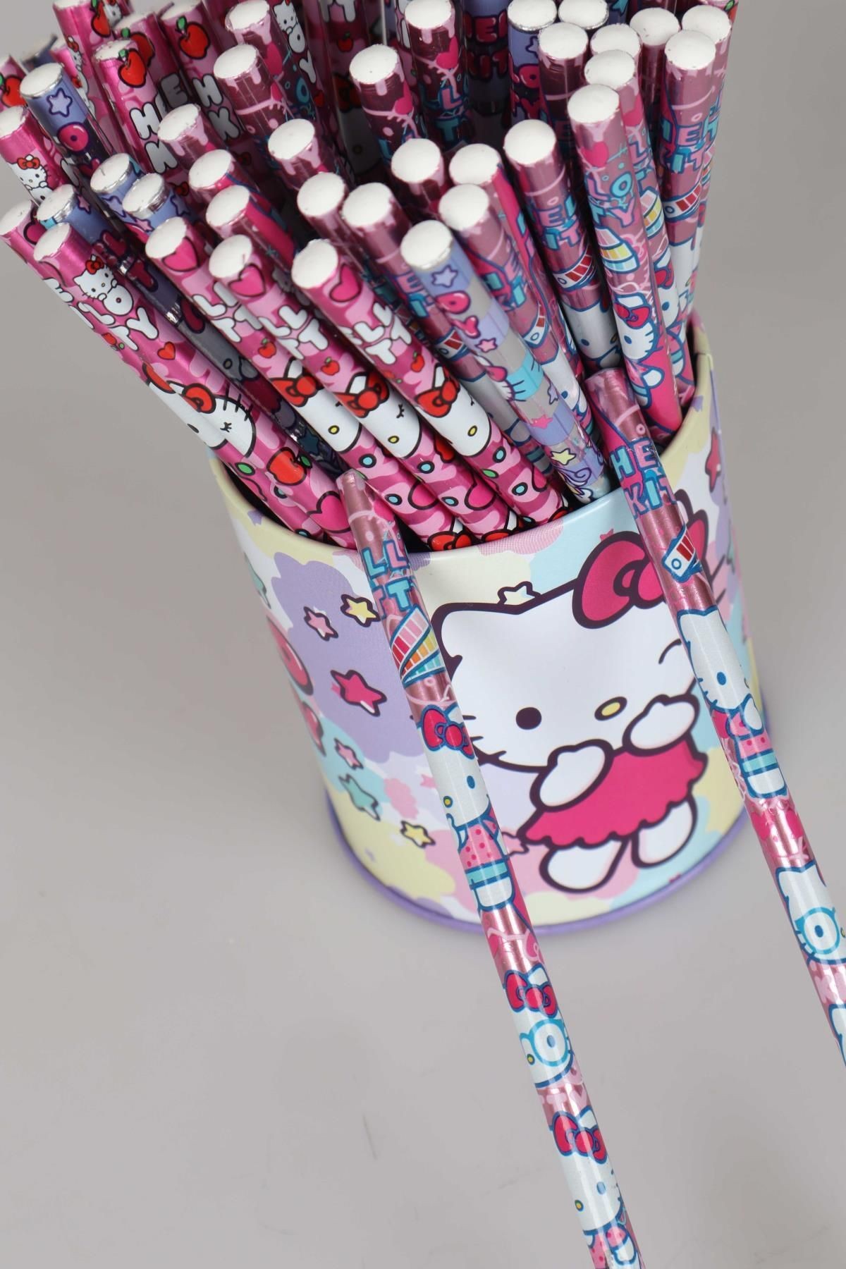 DEKOMUS İLE YENİ SEZON LİSANSLI HELLO KITTY 2'Lİ KURŞUN KALEM