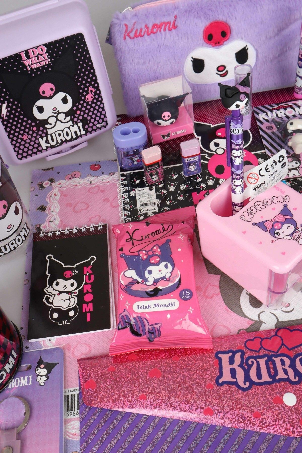 DEKOMUS İLE YENİ SEZON LİSANSLI KUROMI "MAGICAL BUDDY" 30 PARÇA PREMIUM FULL+FULL KIRTASİYE SETİ