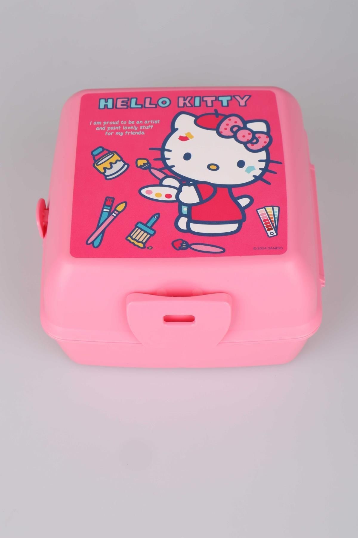 YENİ SEZON LİSANSLI HELLO KITTY 2 KATLI BESLENME KUTUSU / LUNCH BOX